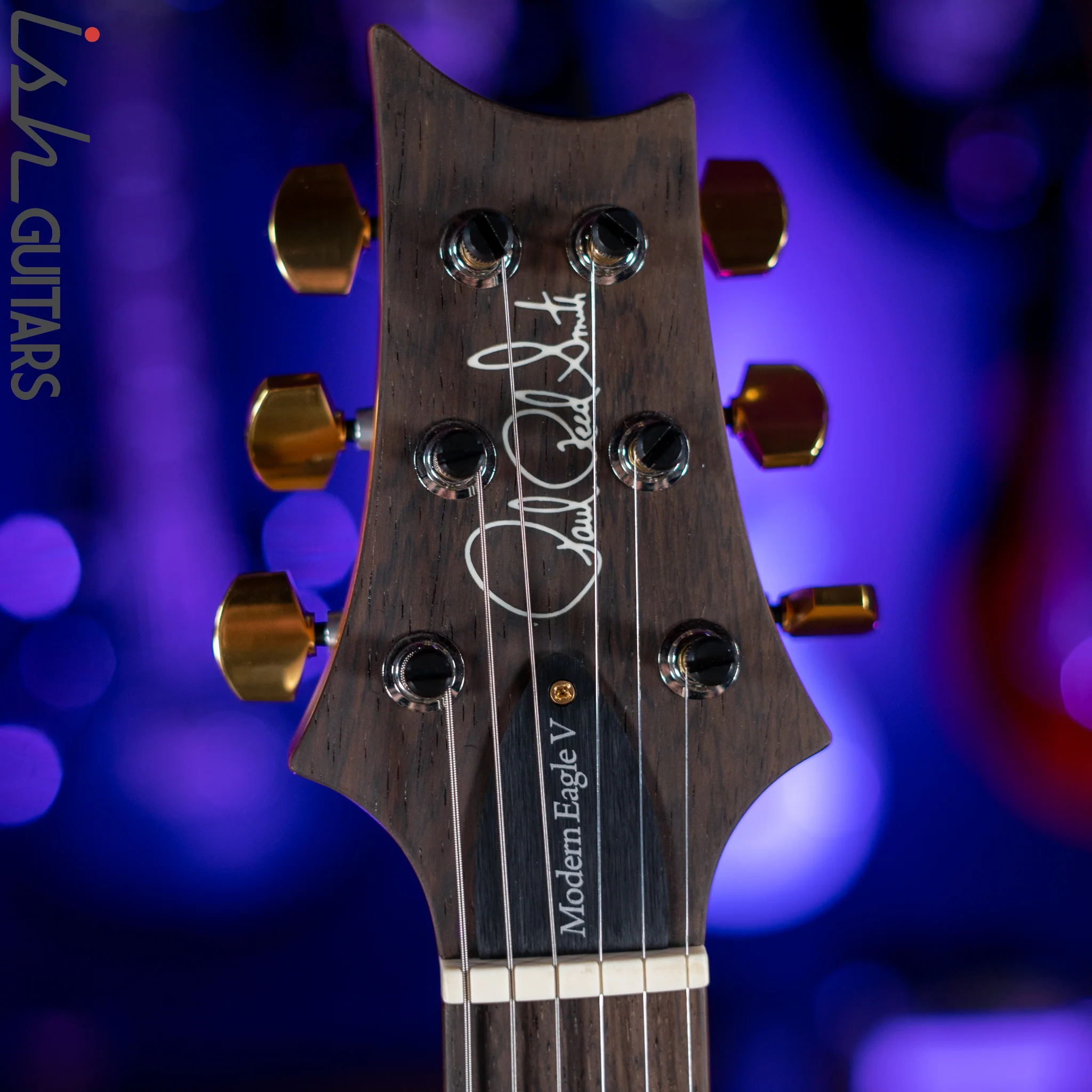 PRS Wood Library Modern Eagle V Opaque Gold Top Brazilian Rosewood - Image 6