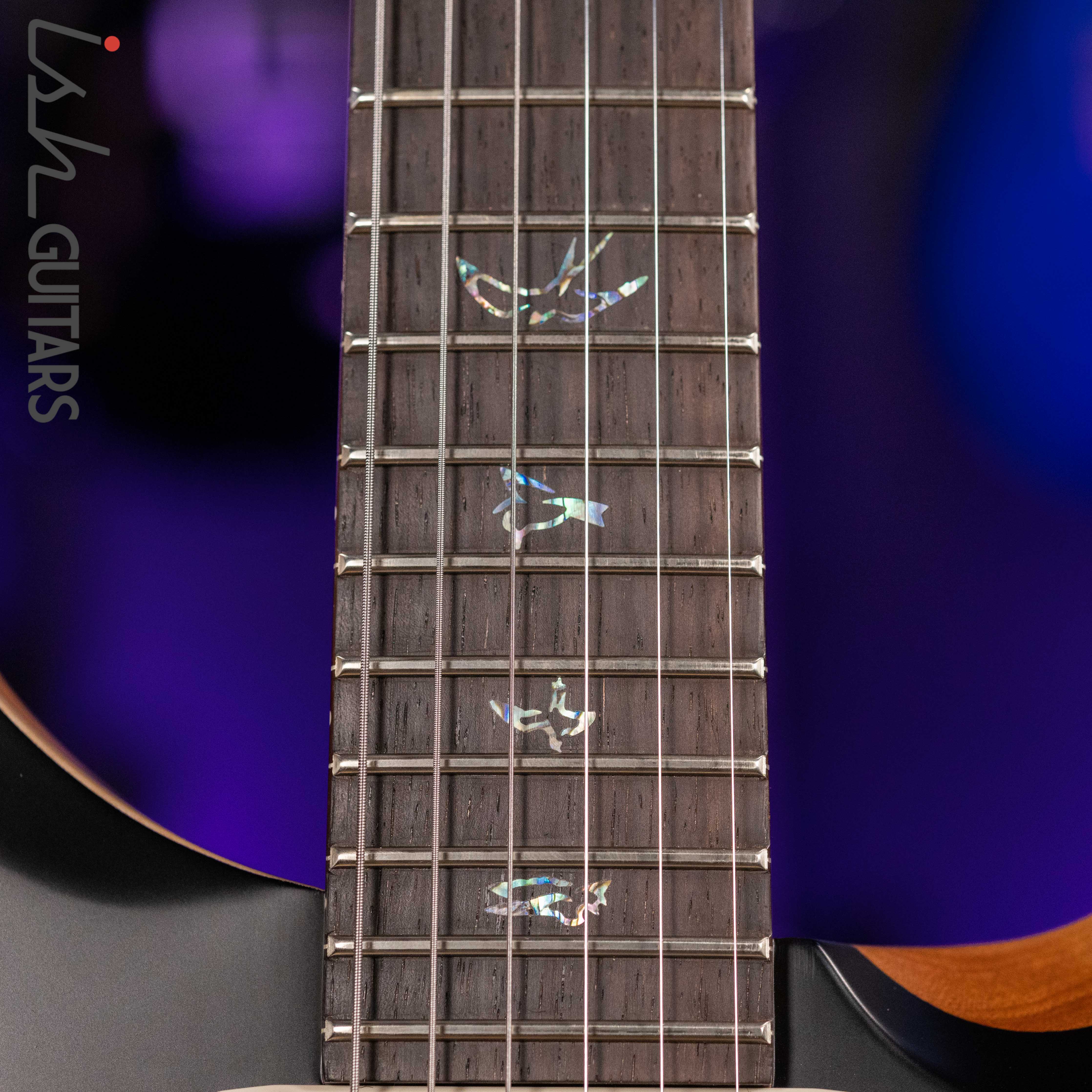PRS Wood Library Modern Eagle V Satin Opaque Black Brazilian Rosewood - Image 6