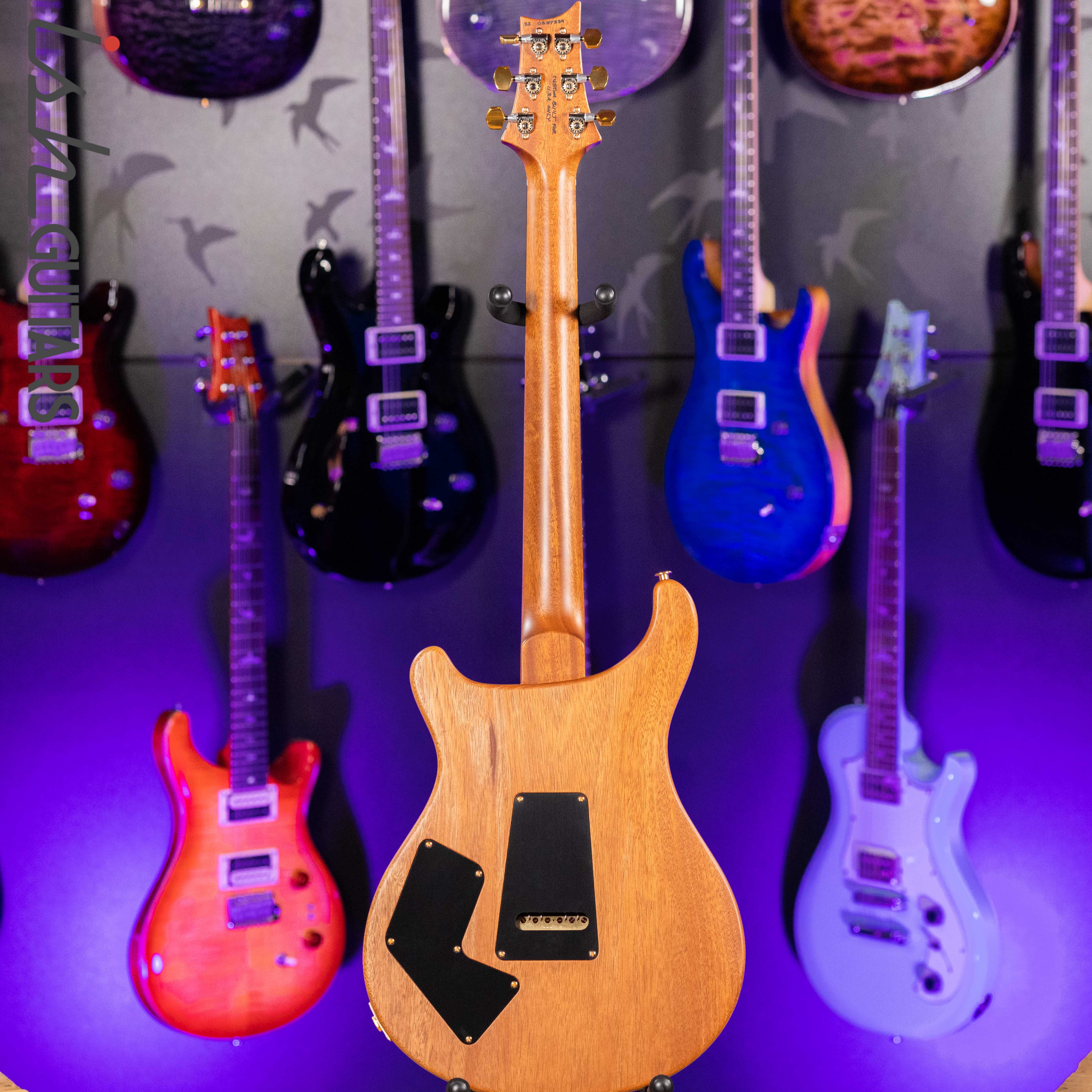 PRS Wood Library Modern Eagle V Satin Opaque Black Brazilian Rosewood - Image 9