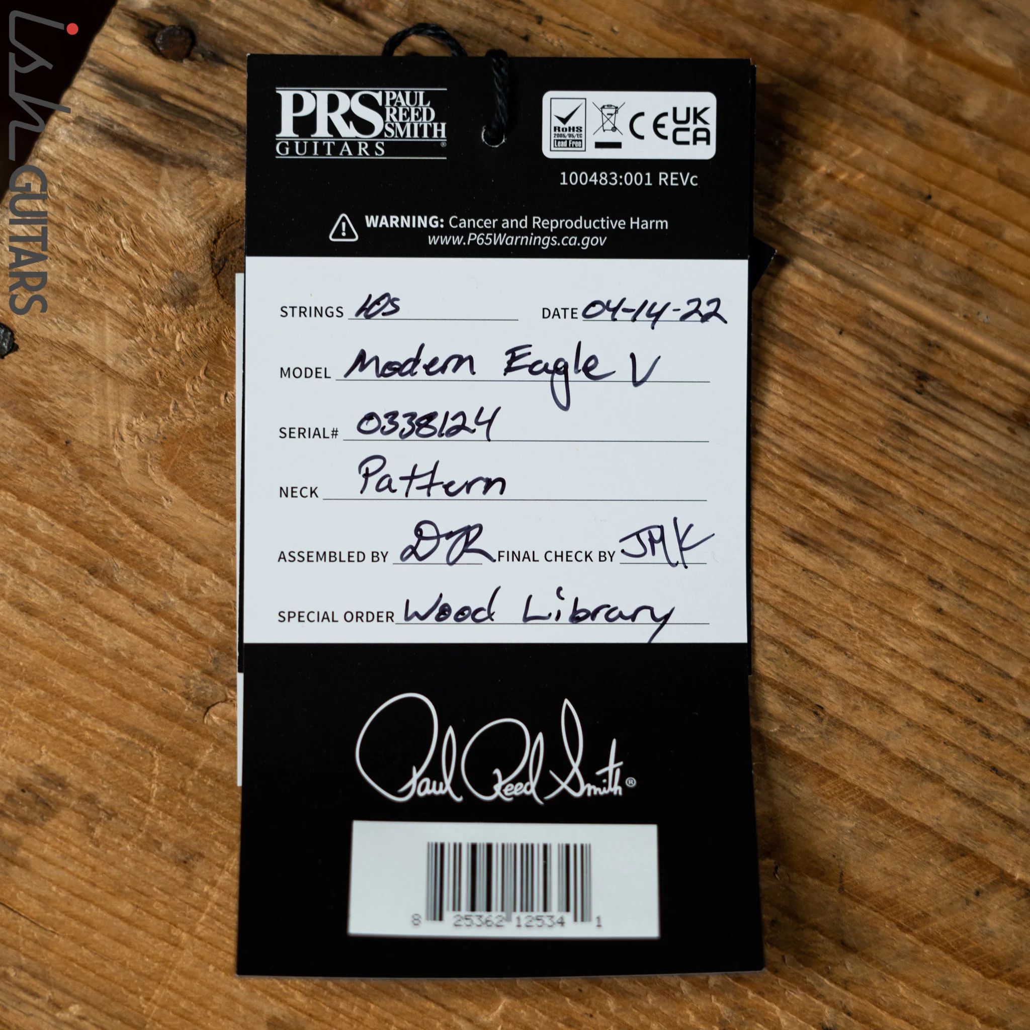 PRS Modern Eagle V Wood Library One Piece Quilt River Blue w/ Blue Burst - Image 11