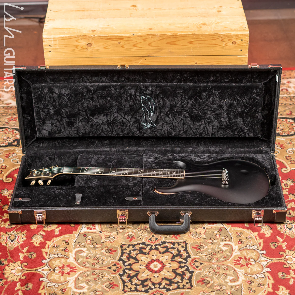 2022 PRS Private Stock Custom 24 "Sculpture" Hollowbody Piezo Matte Black - Image 19