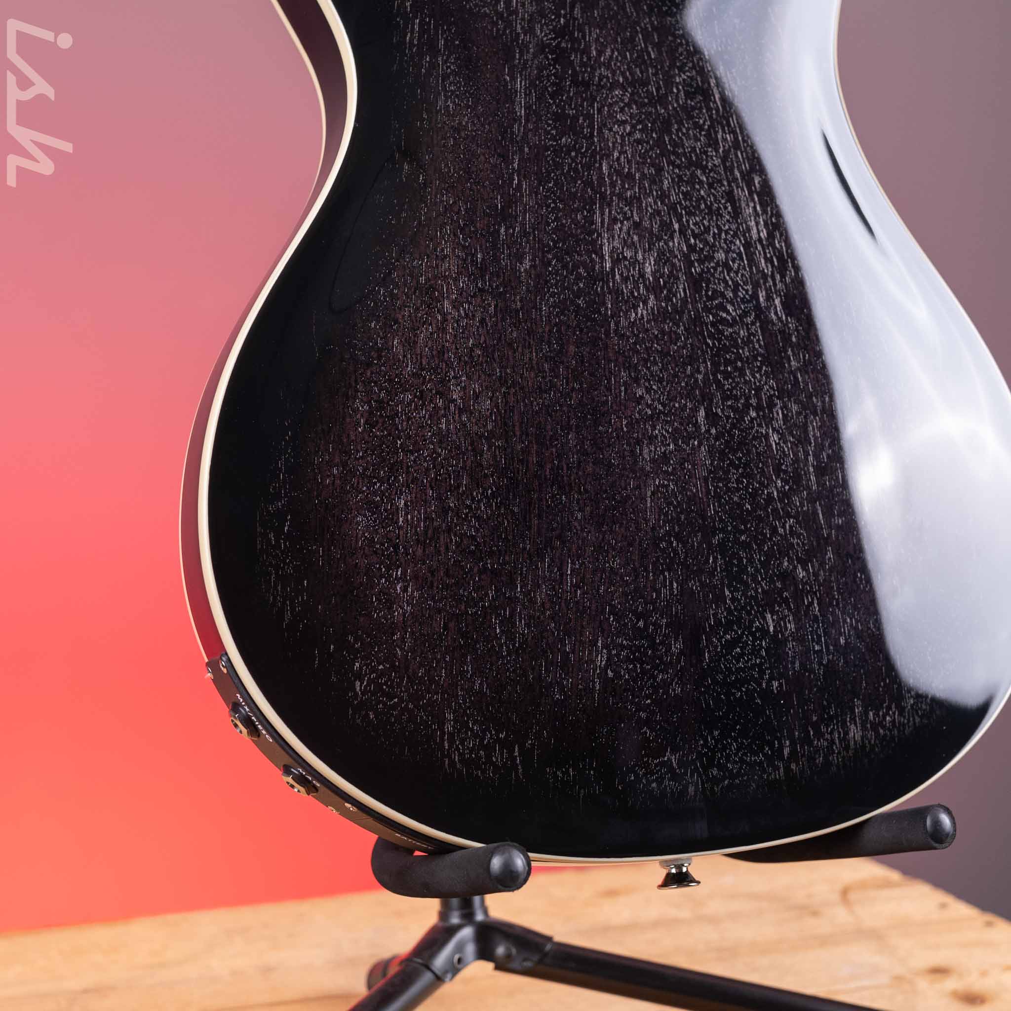 2022 PRS SE Hollowbody II Black Doghair - Image 9