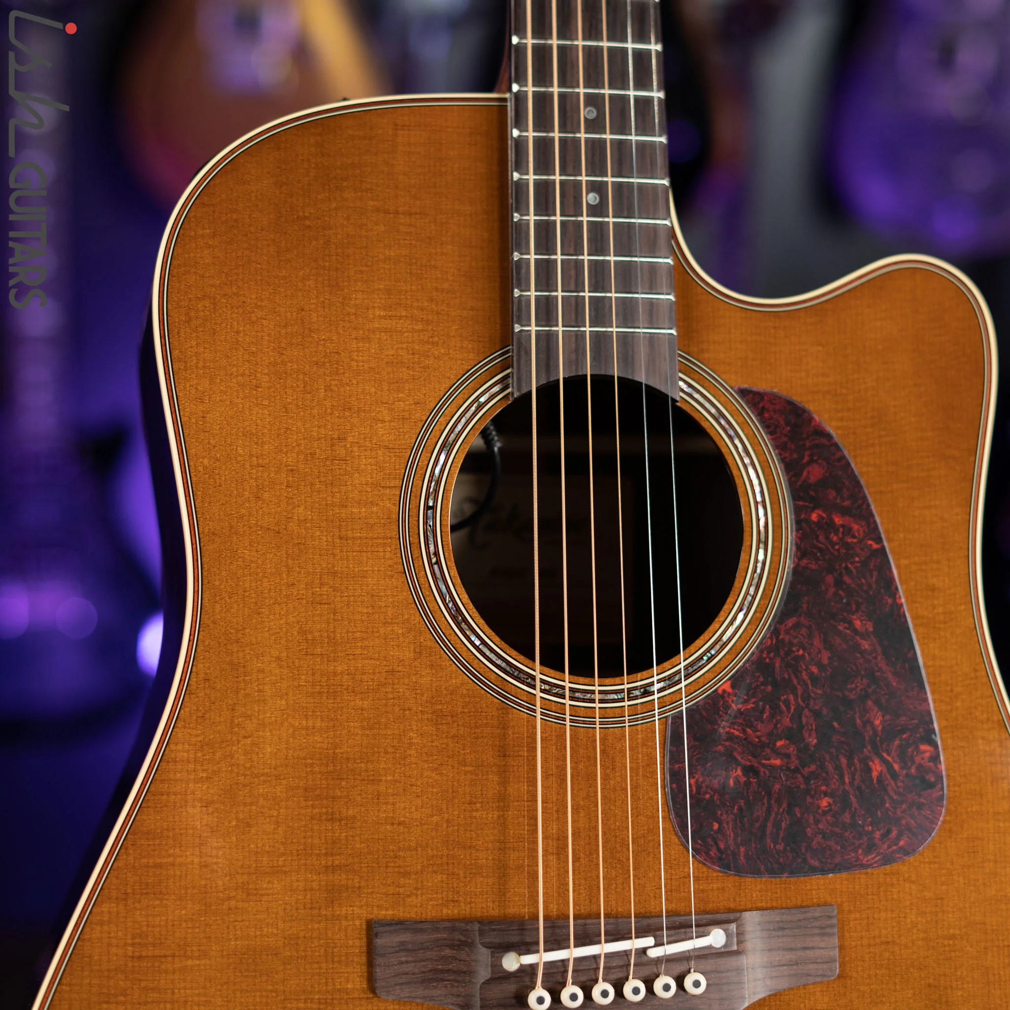Takamine P5DC Dreadnought Whiskey Brown - Image 3