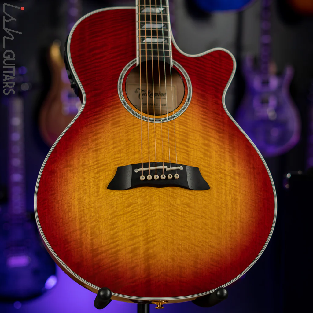 Takamine TSP178AC Acoustic-Electric Guitar Faded Cherry Burst