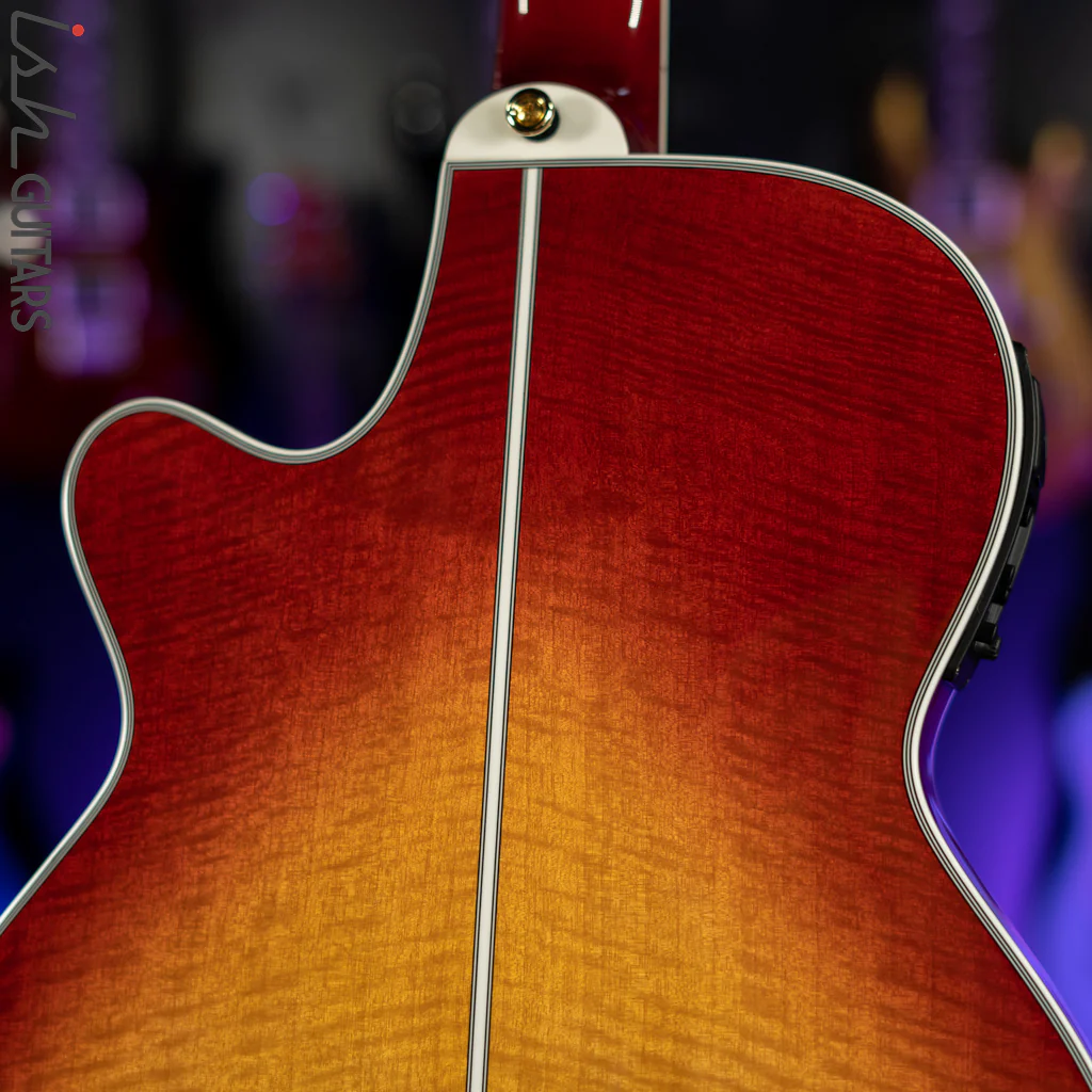 Takamine TSP178AC Acoustic-Electric Guitar Faded Cherry Burst - Image 9