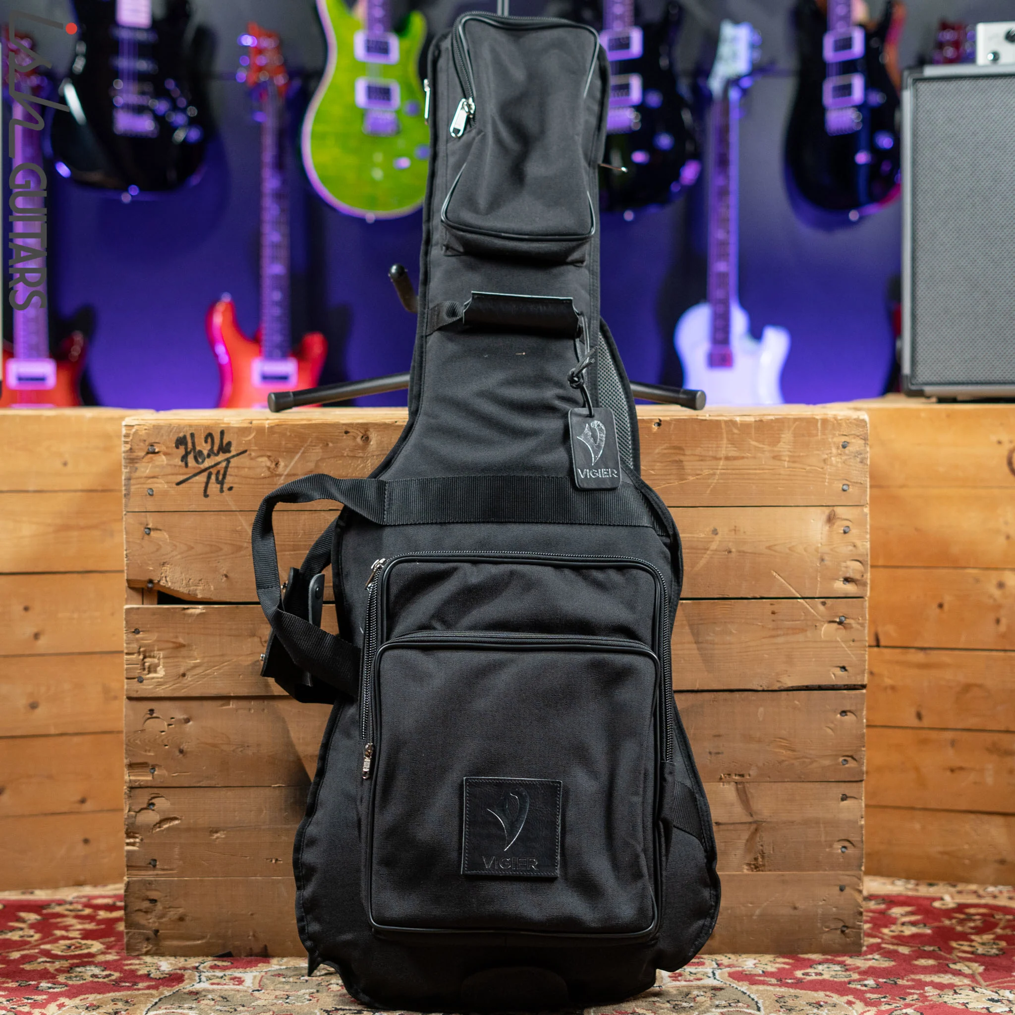 Vigier GV Rock Electric Guitar Revolution Green Matte - Image 12