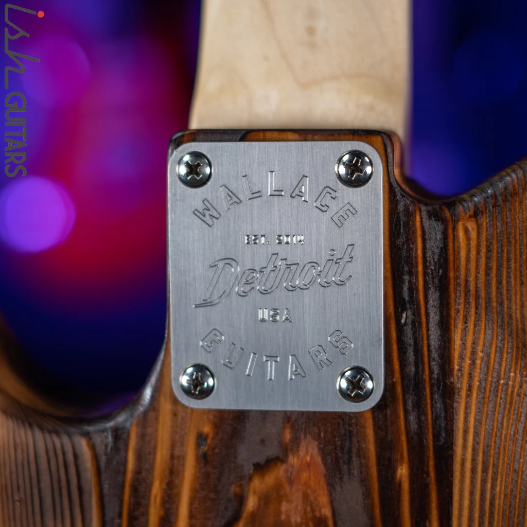 2022 Wallace Tele Style Guitar Natural Pine - Image 11