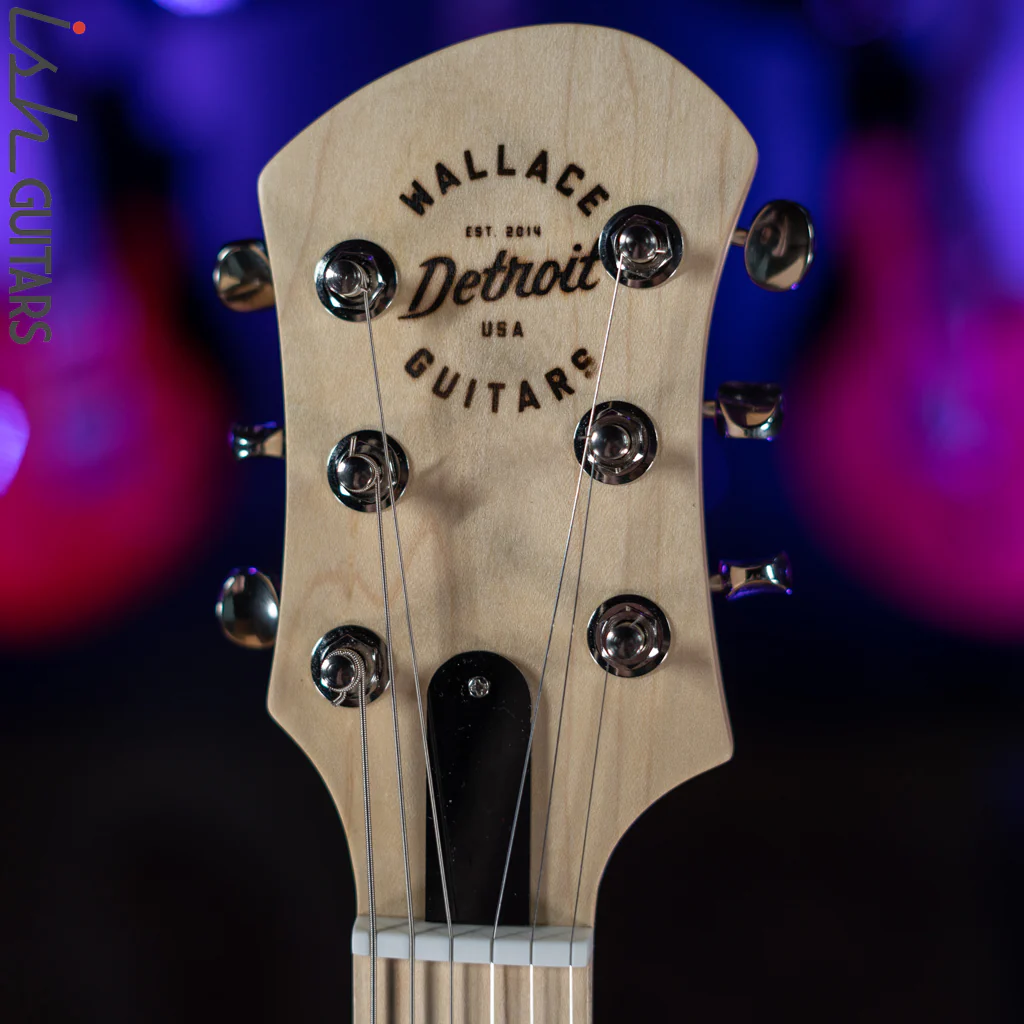 2022 Wallace Tele Style Guitar Natural Pine - Image 6