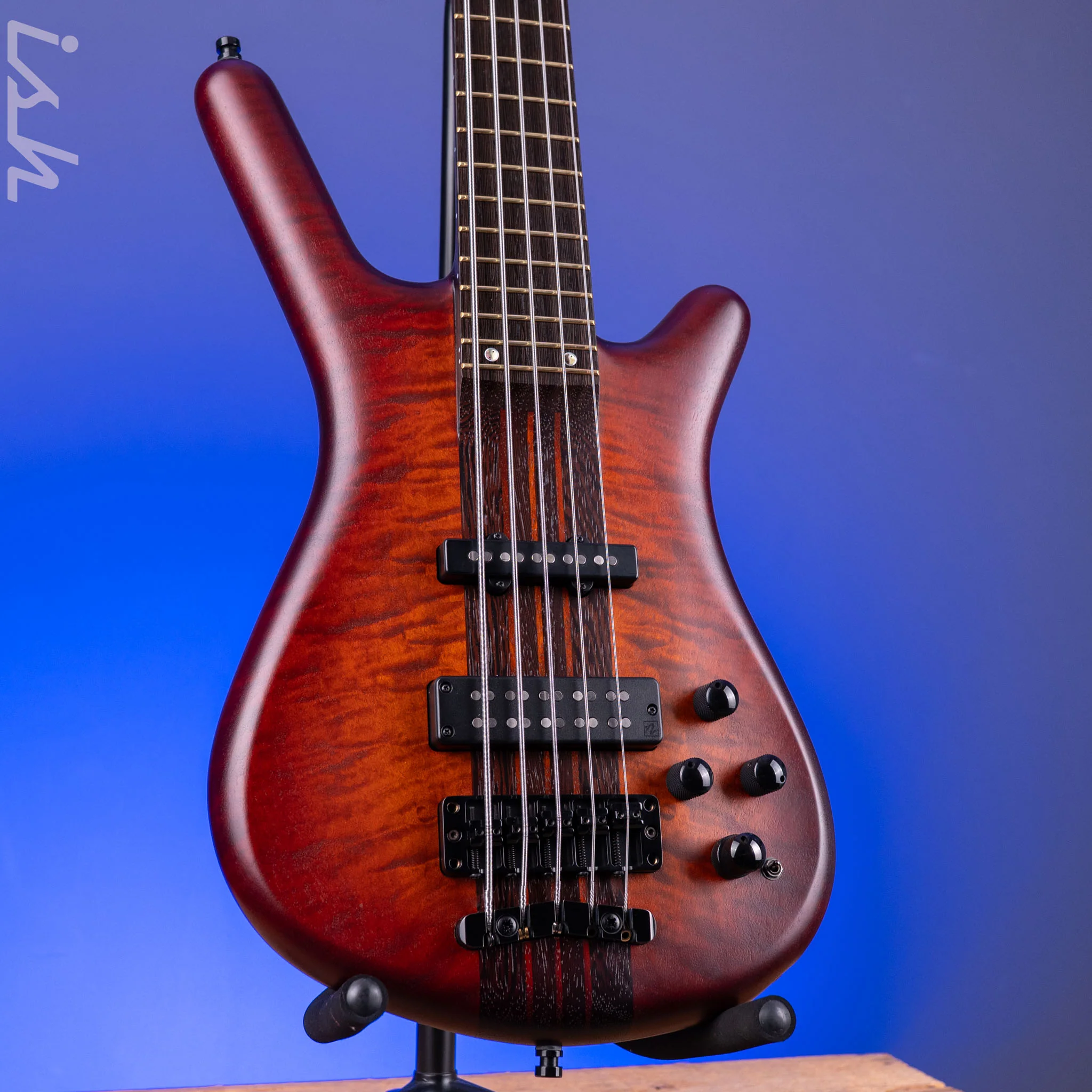 2022 Warwick Streamette 5 Masterbuilt 33/35 Special Amberburst Transparent Satin Finish