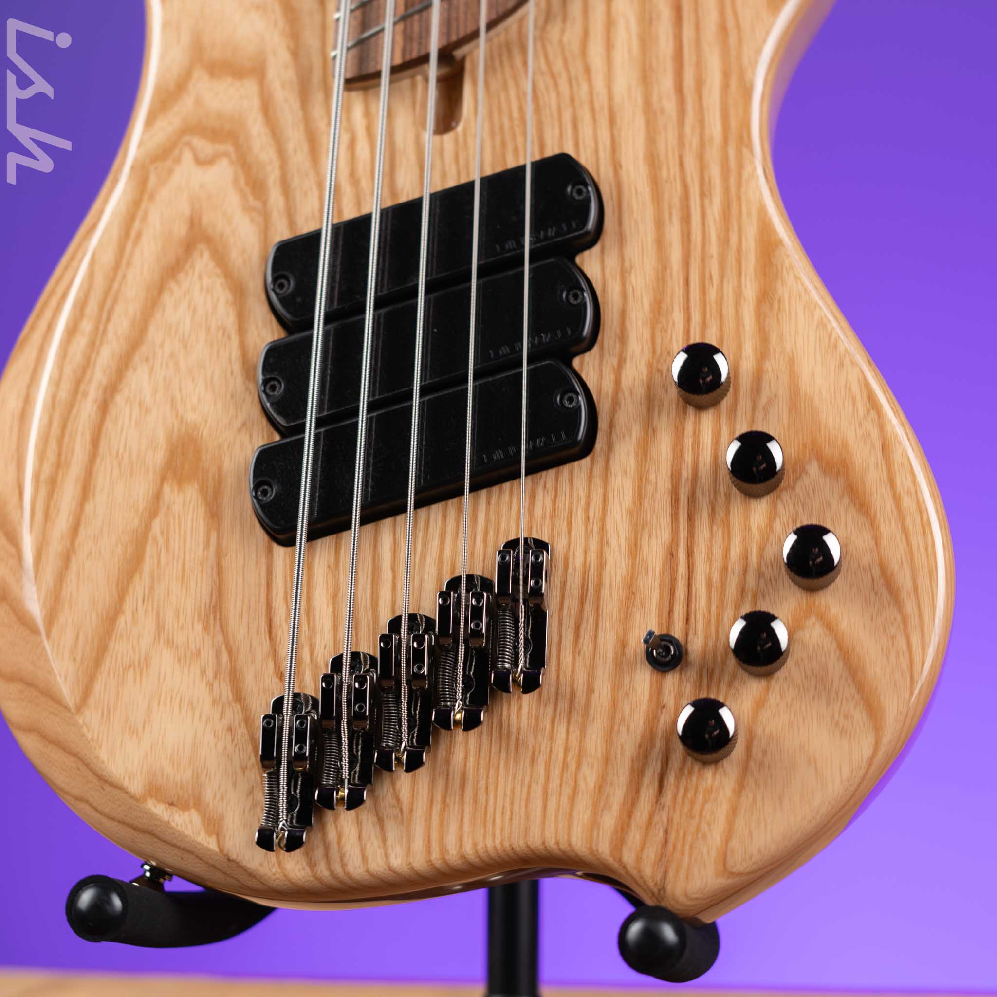 Dingwall Combustion 5-String Bass Natural Ash Pau Ferro Fretboard - Image 4