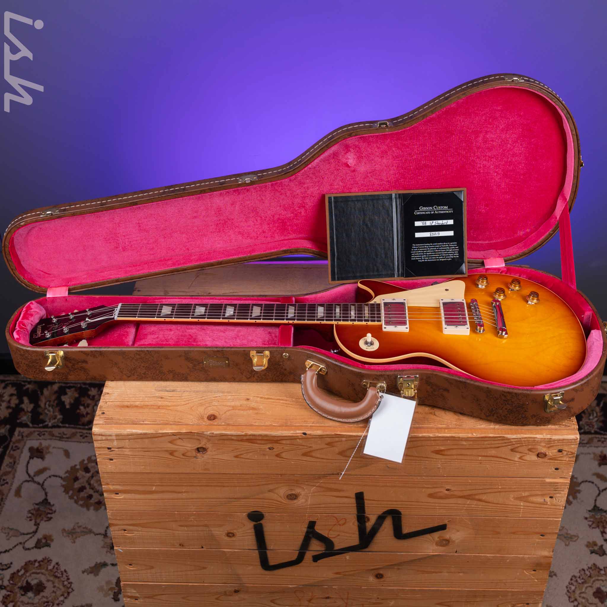 2023 Gibson Custom Shop ’58 Les Paul Standard Reissue Abilene Sunset Burst - Image 17