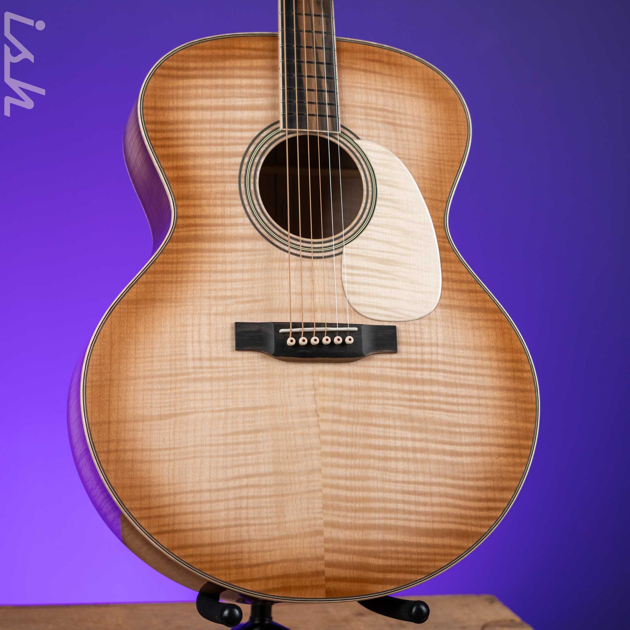 Martin Custom Shop Grand Jumbo J-14F Flamed Maple Toasted Burst