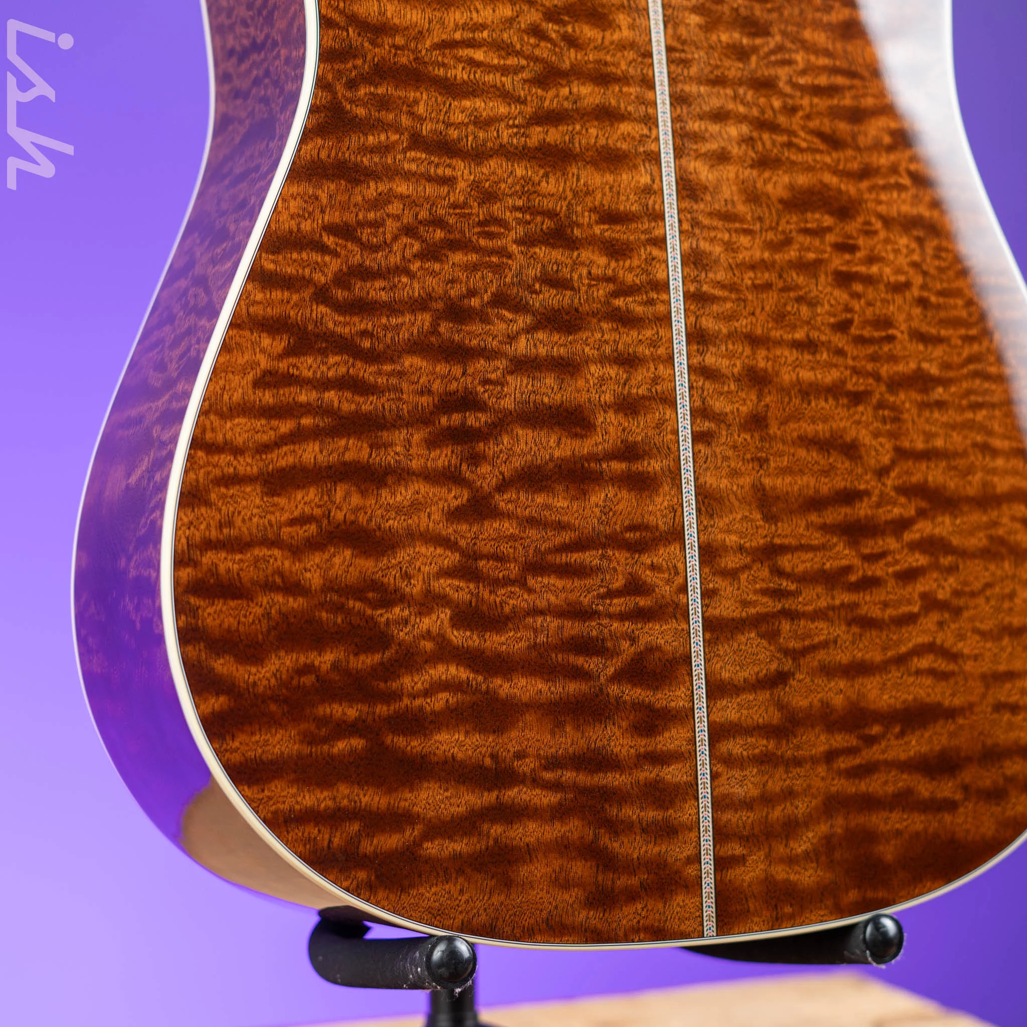 Martin D-42 Style Custom Shop - Quilted Pommele Sapele Premium Mahogany - Image 10