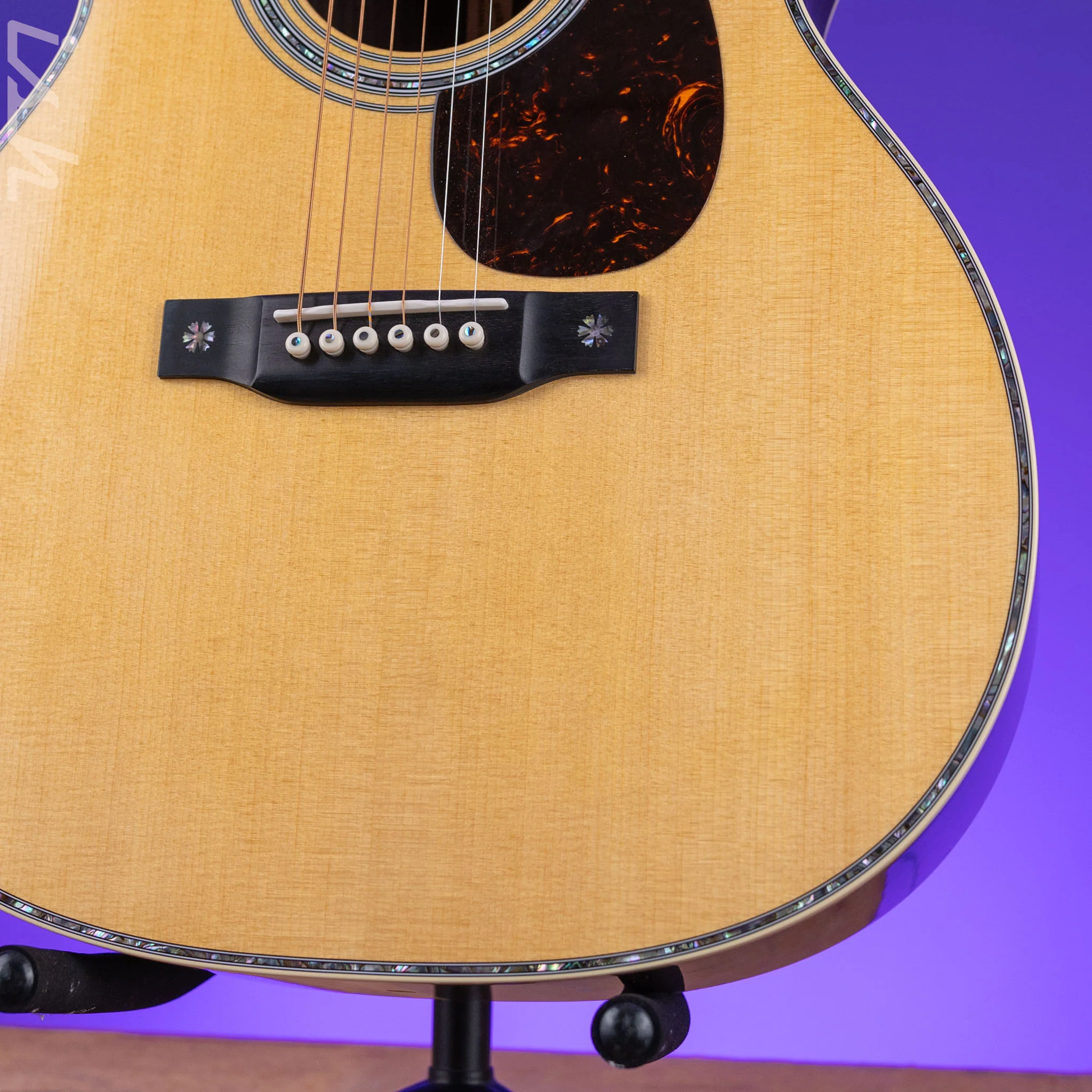 2023 Martin OM-42 Acoustic Guitar Natural - Image 4