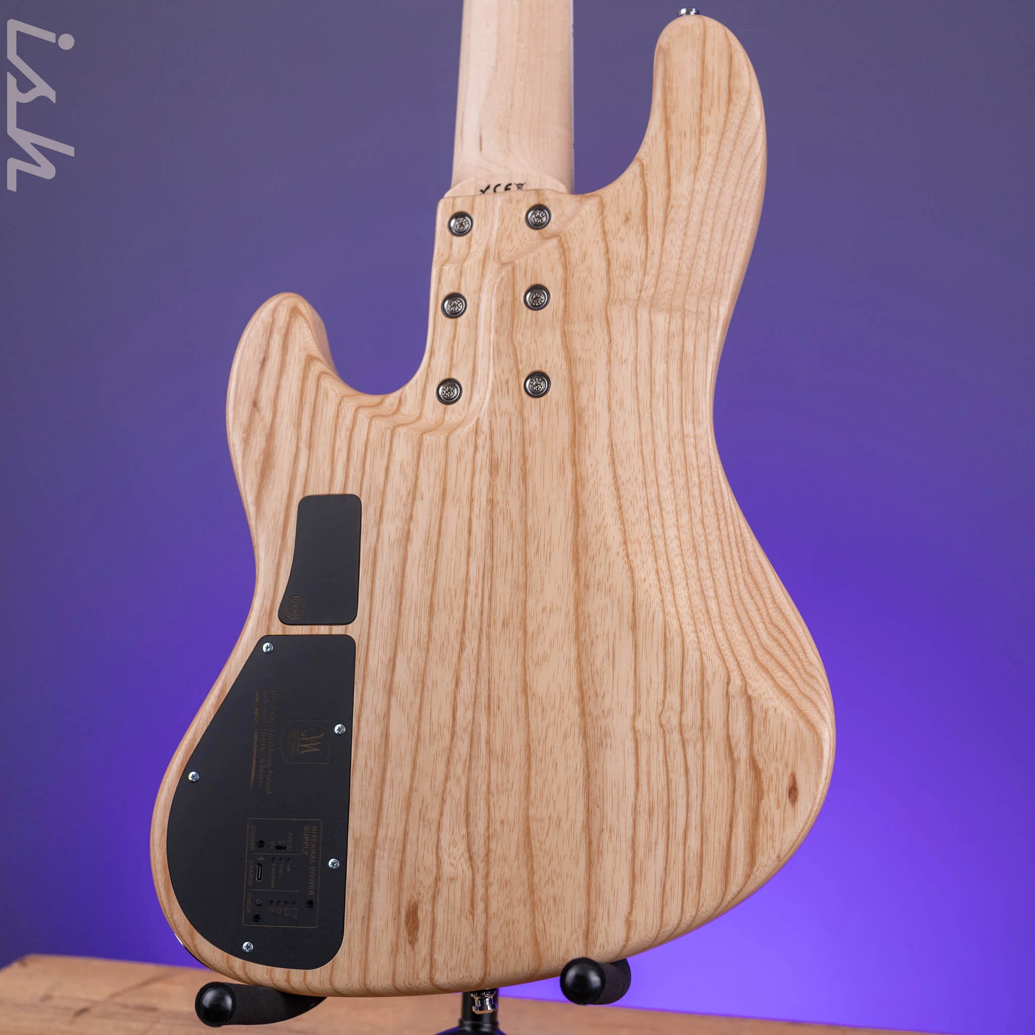 2023 Mayones Jabba Custom 5 Buckeye Burl Trans Natural Satin - Image 5
