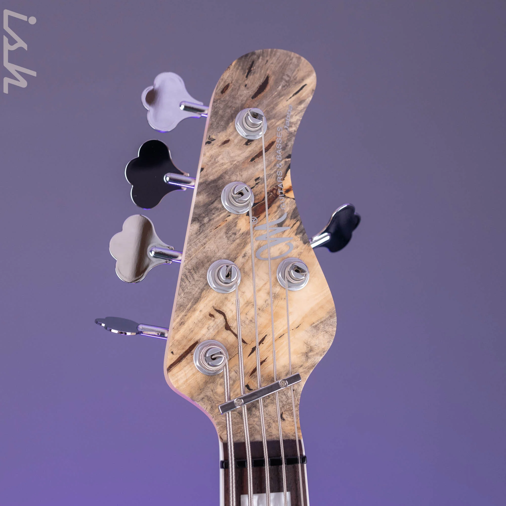2023 Mayones Jabba Custom 5 Buckeye Burl Trans Natural Satin - Image 7
