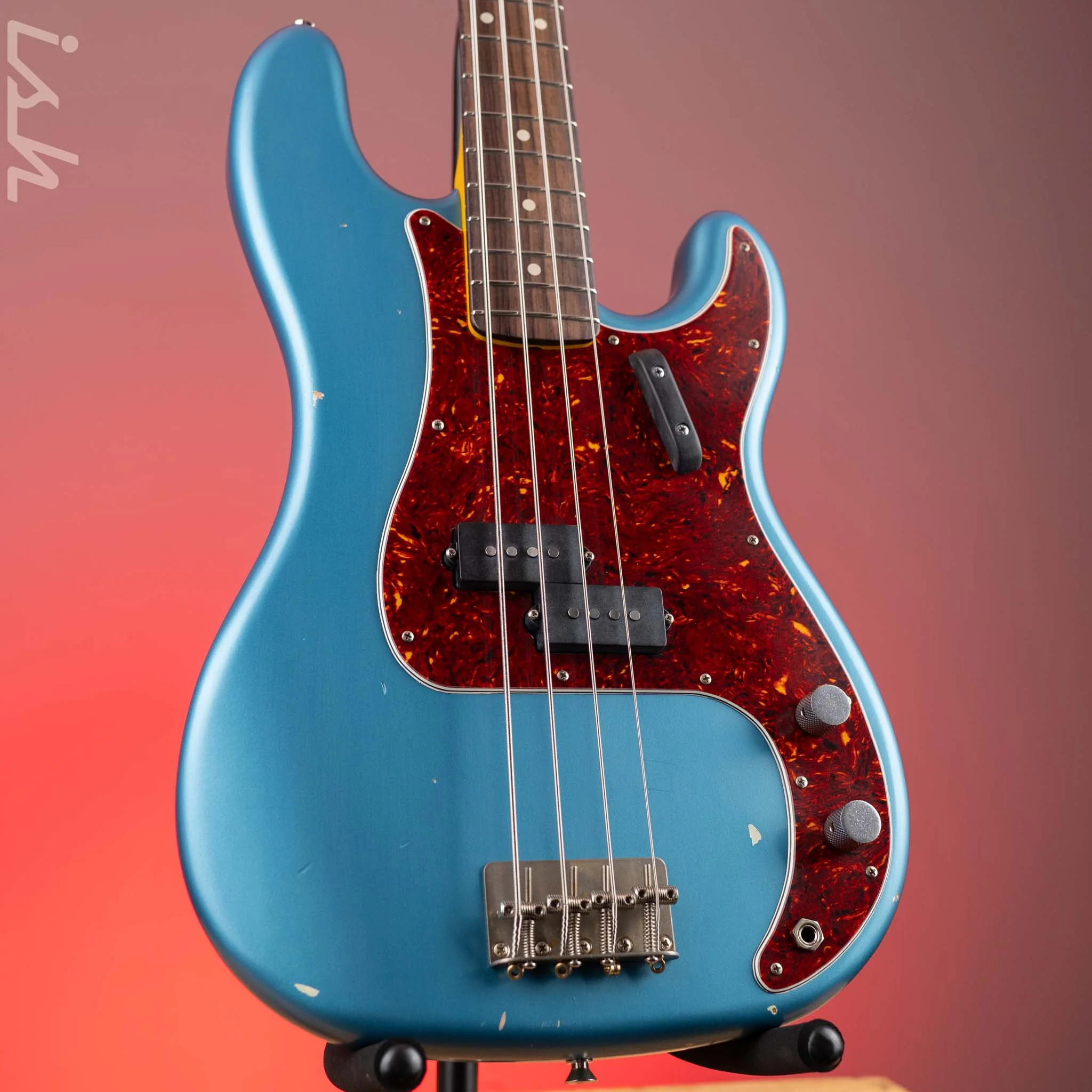 2023 Nash Guitars PB-63 Bass Ocean Turquiose Light Aging