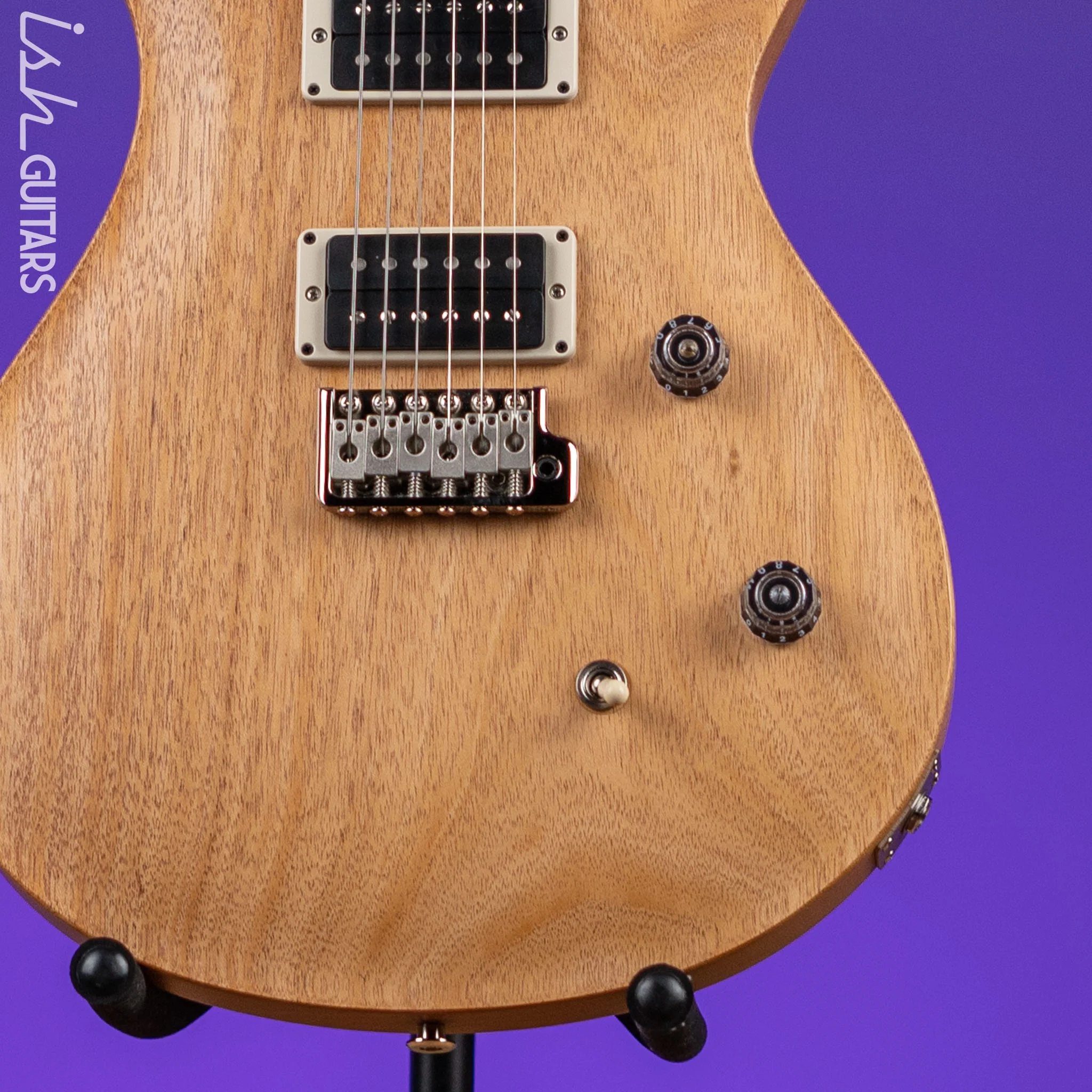PRS CE 24 Standard Satin Nitro Electric Guitar Natural Demo - Image 3