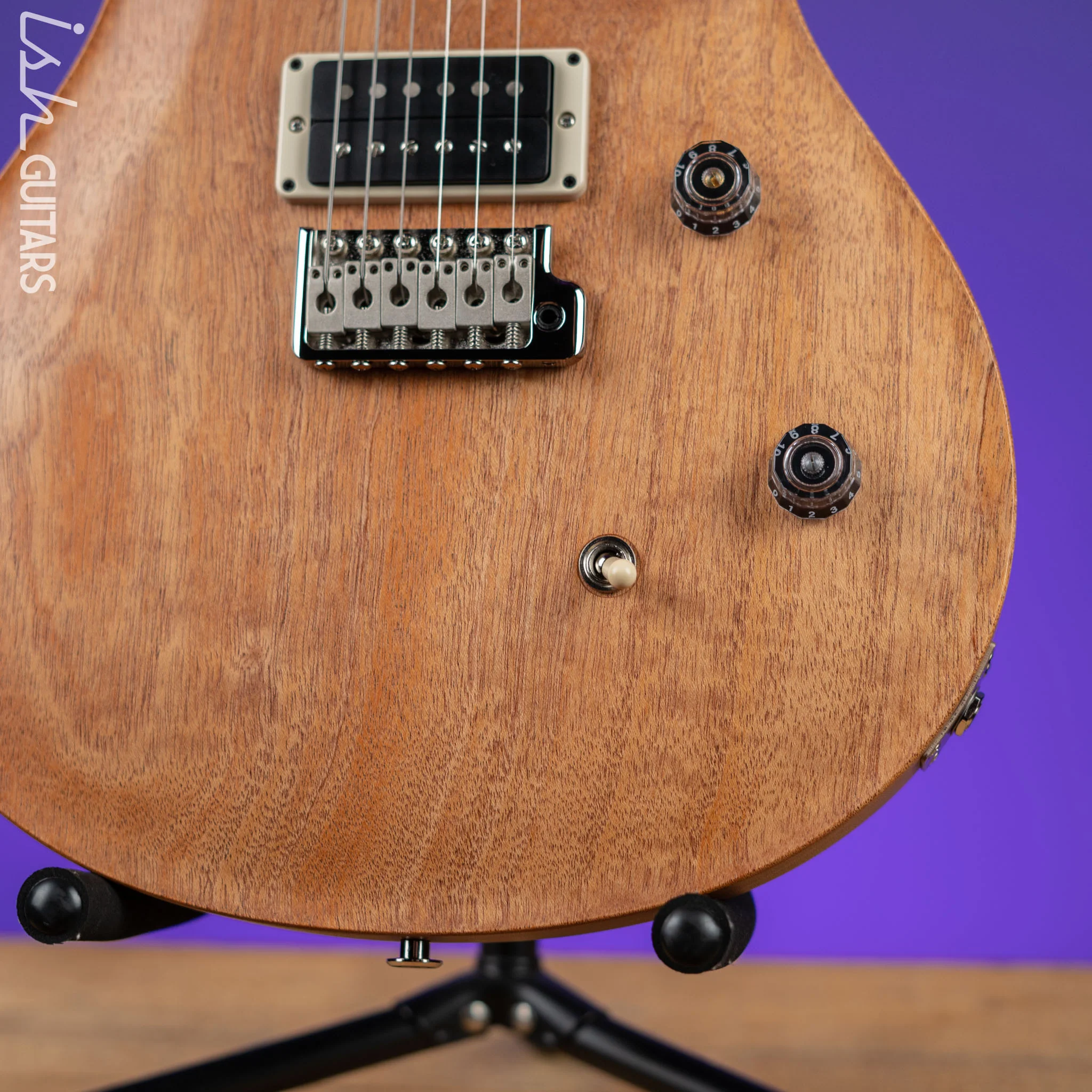PRS CE 24 Standard Satin Nitro Electric Guitar Natural - Image 4