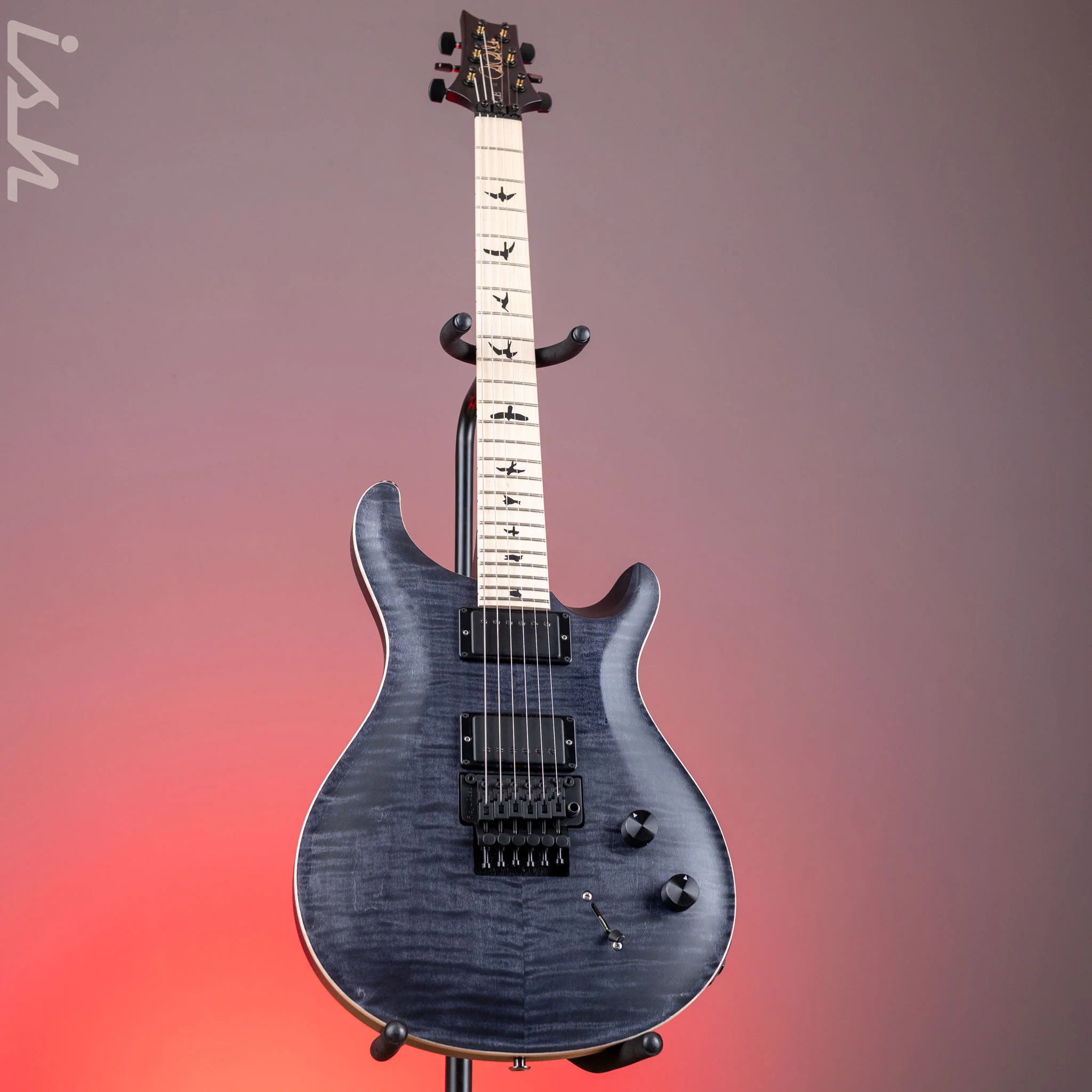 2023 PRS Dustie Waring Signature CE 24 Floyd Gray Black Satin Nitro - Image 2