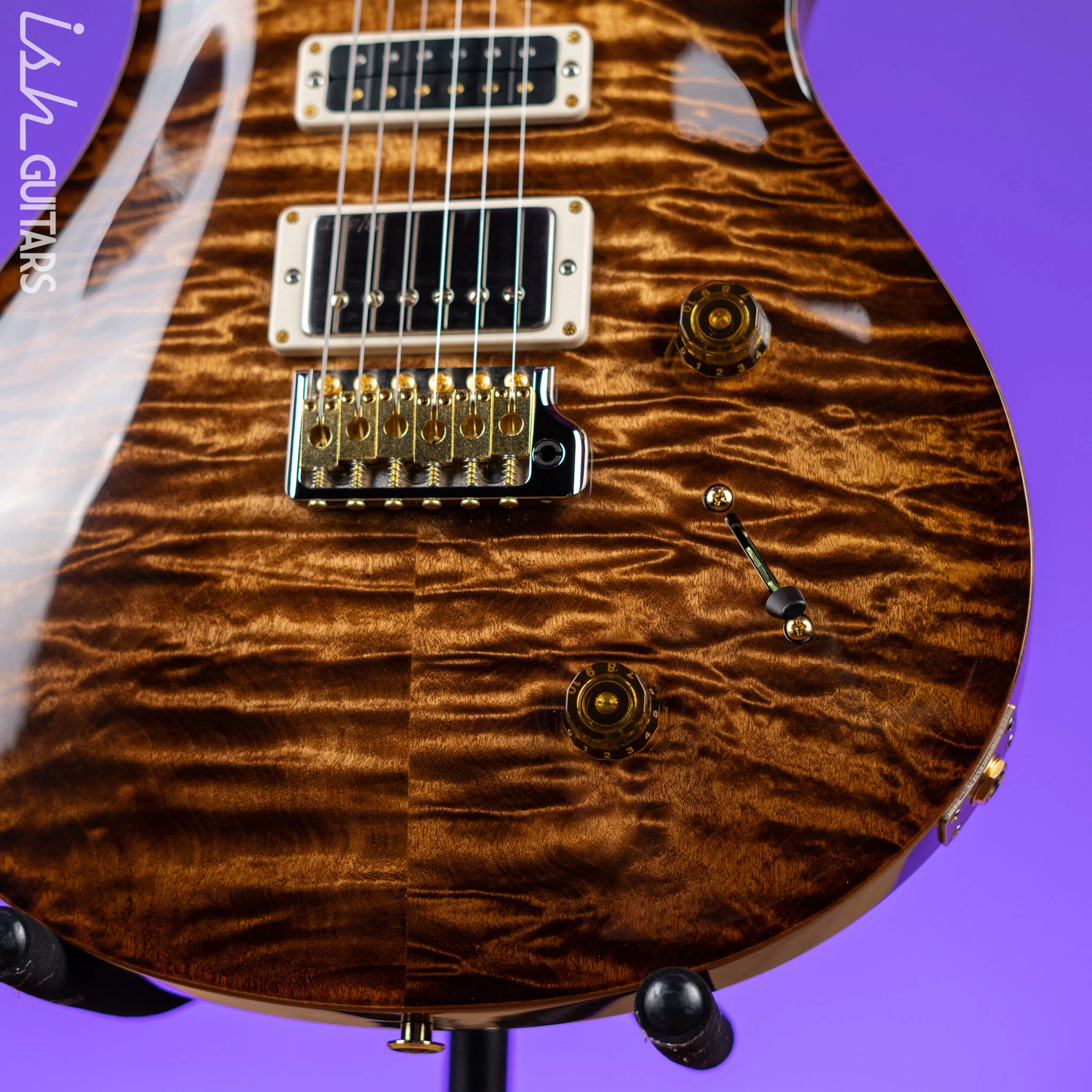 PRS Studio Wood Library 10-Top Copperhead Burst - Image 4