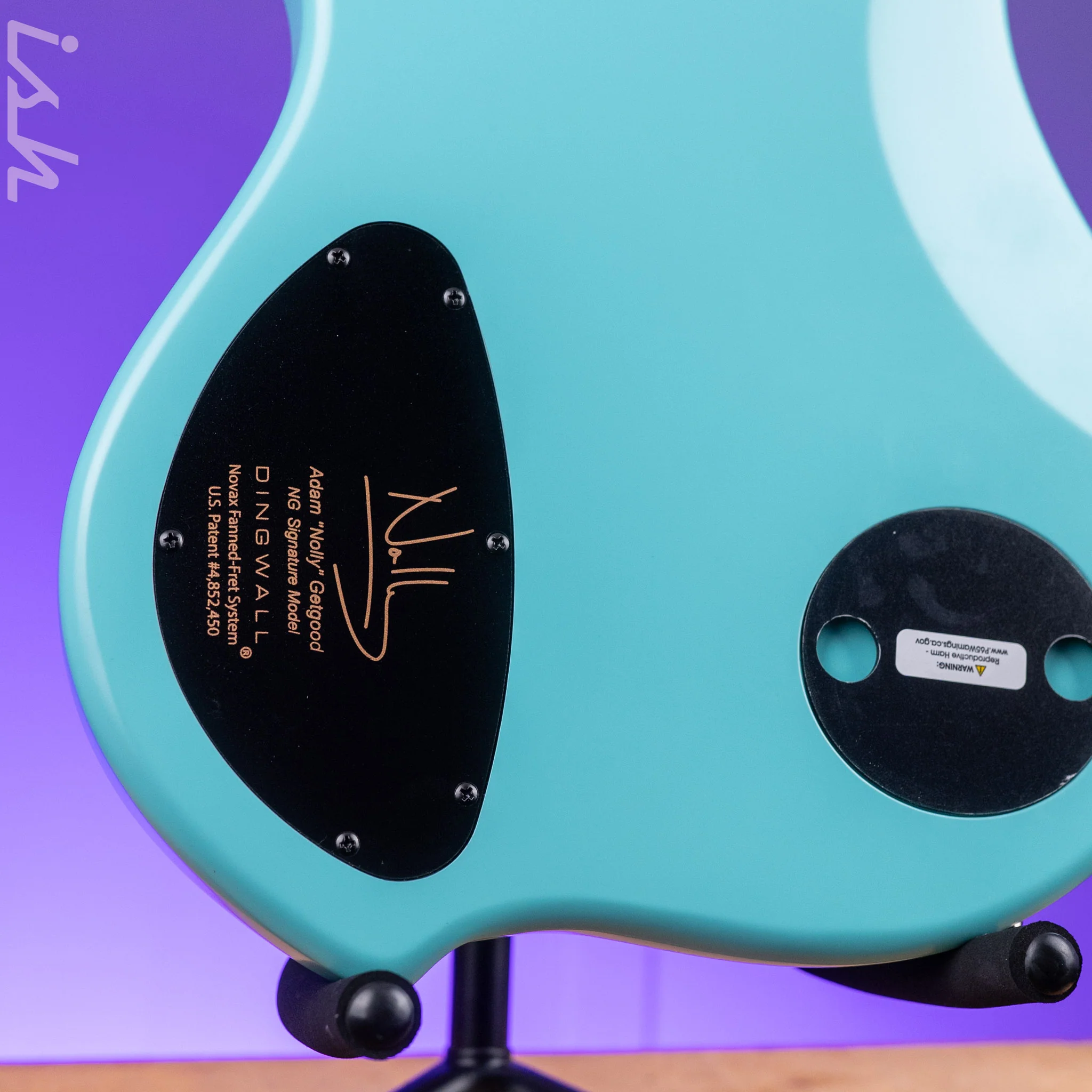 2024 Dingwall NG-3 4-String Bass Guitar Matte Celestial Blue - Image 9