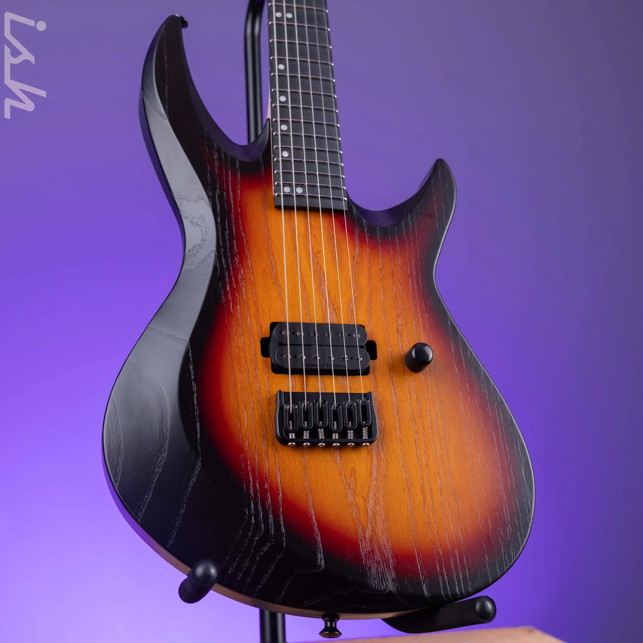 2024 ESP HDX-I USA 3-Tone Sunburst Open Grain Satin