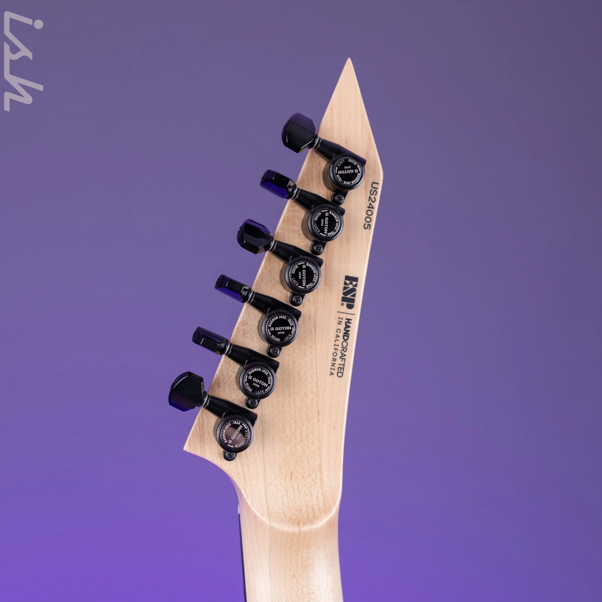 2024 ESP HDX-I USA 3-Tone Sunburst Open Grain Satin - Image 10