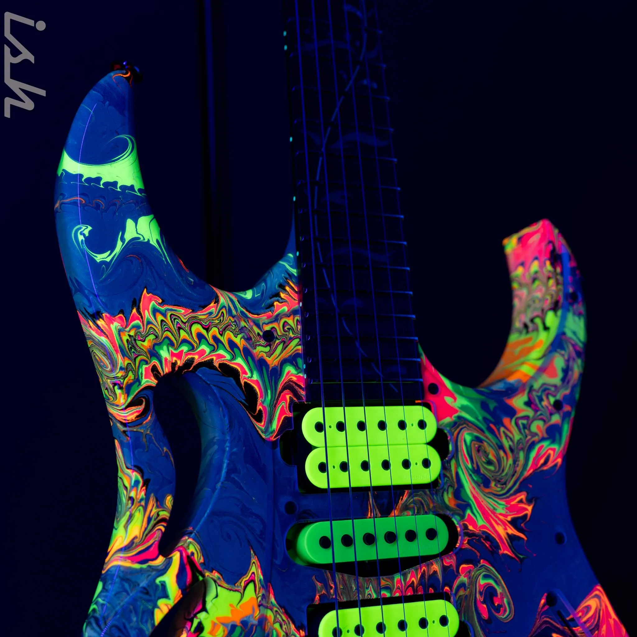 2023 Ibanez Steve Vai Signature PIA77BON Brilliance of Now - Image 4