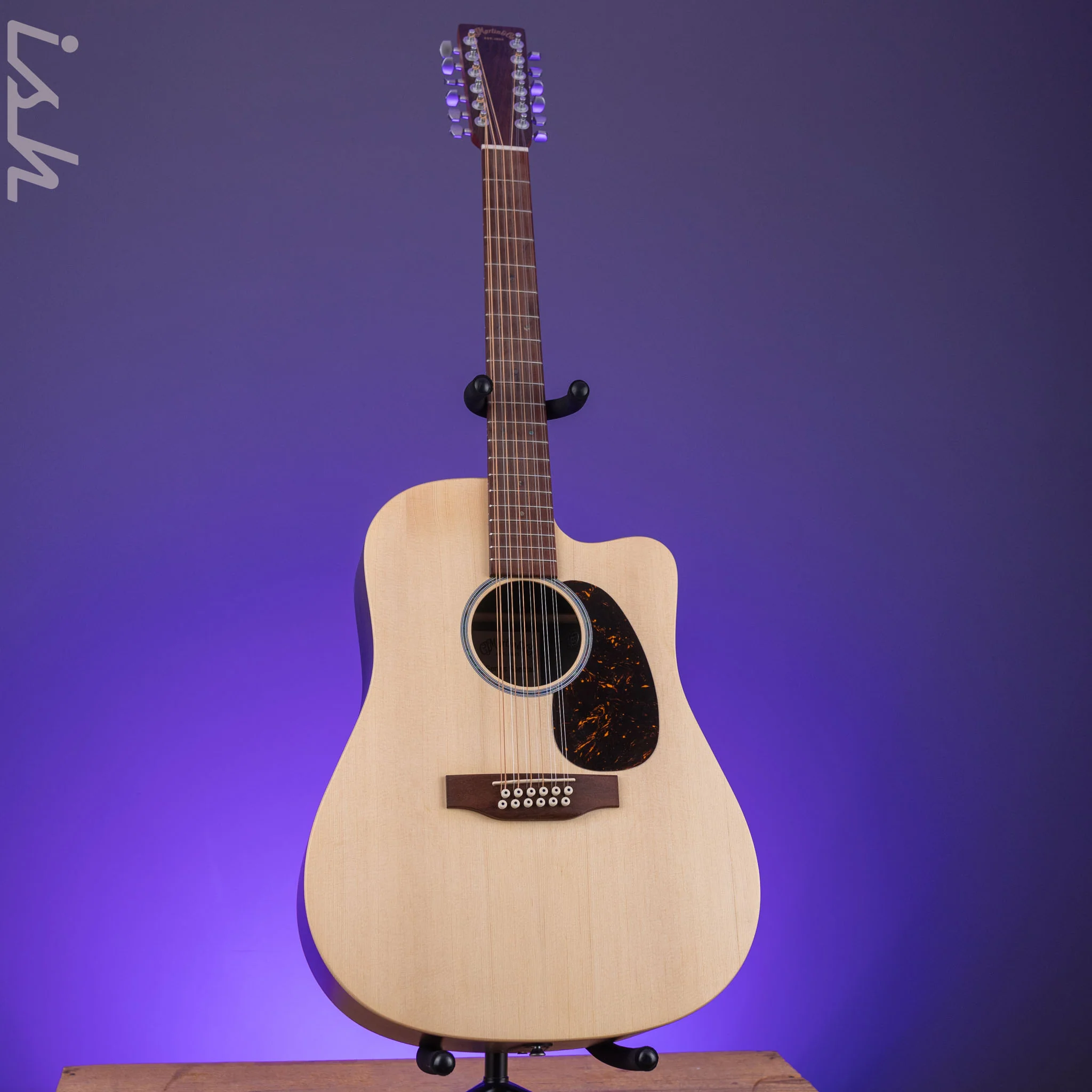 2024 Martin DC-X2E 12-String Acoustic-Electric Guitar Brazilian Rosewood Pattern - Image 3
