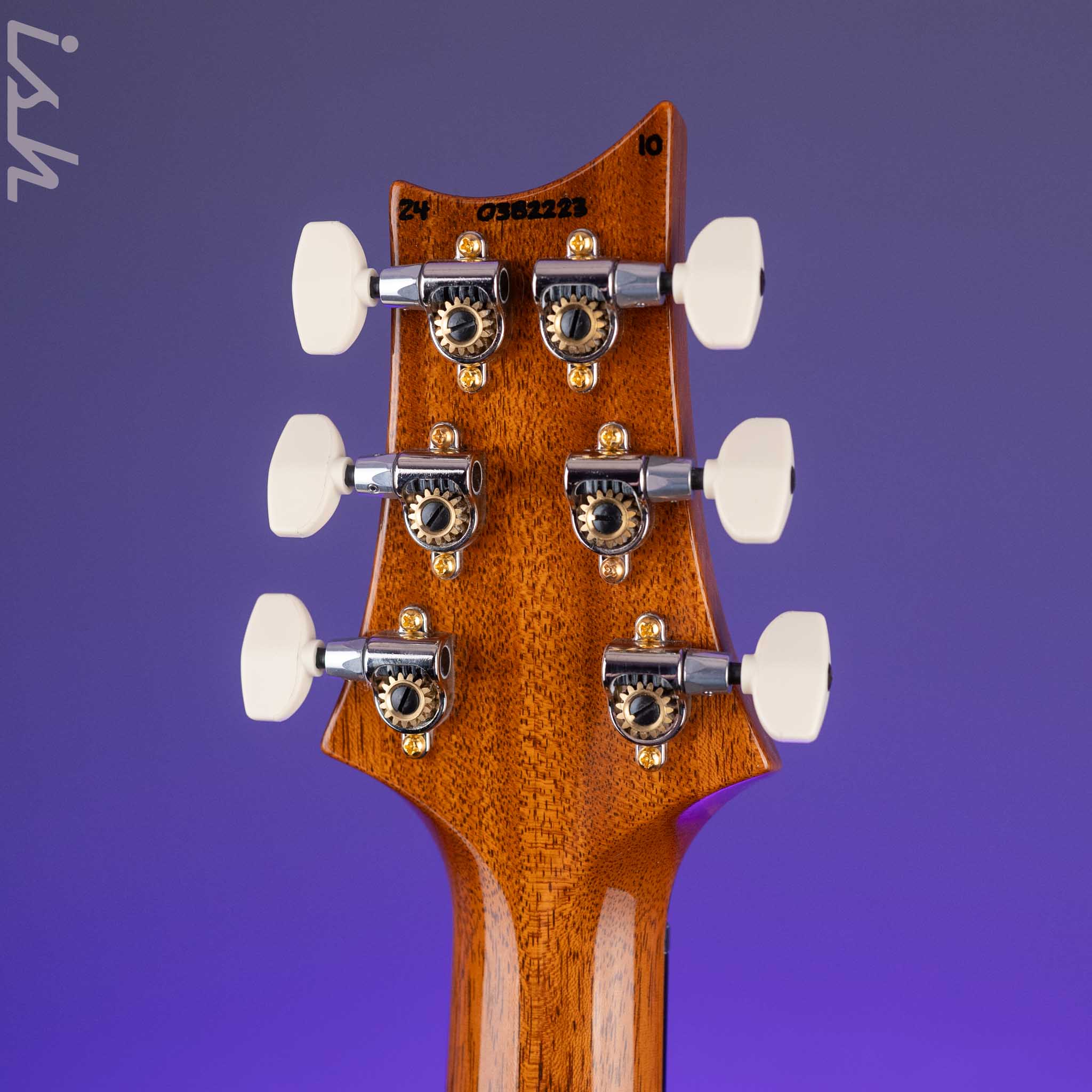 2024 PRS Custom 24 10-Top Electric Guitar Yellow Tiger - Image 10