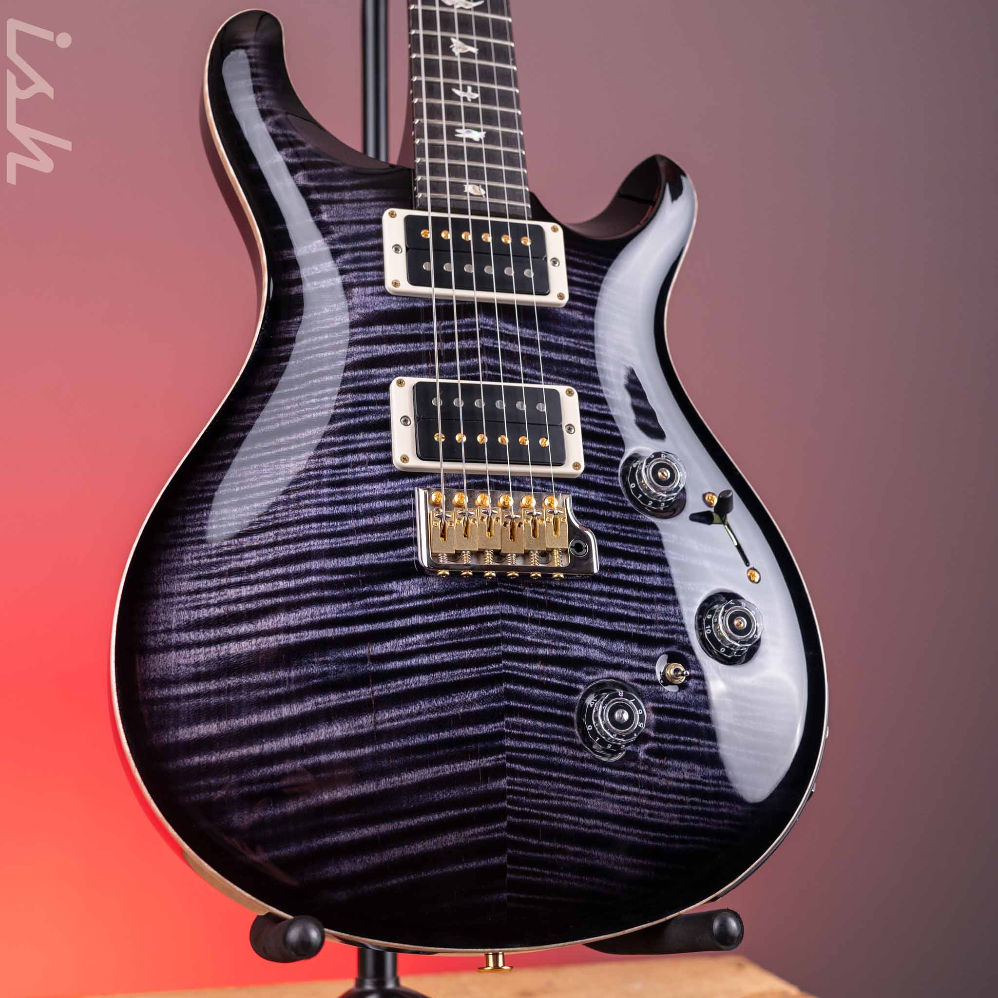 2024 PRS Custom 24 Piezo Electric Guitar 10-Top Purple Mist