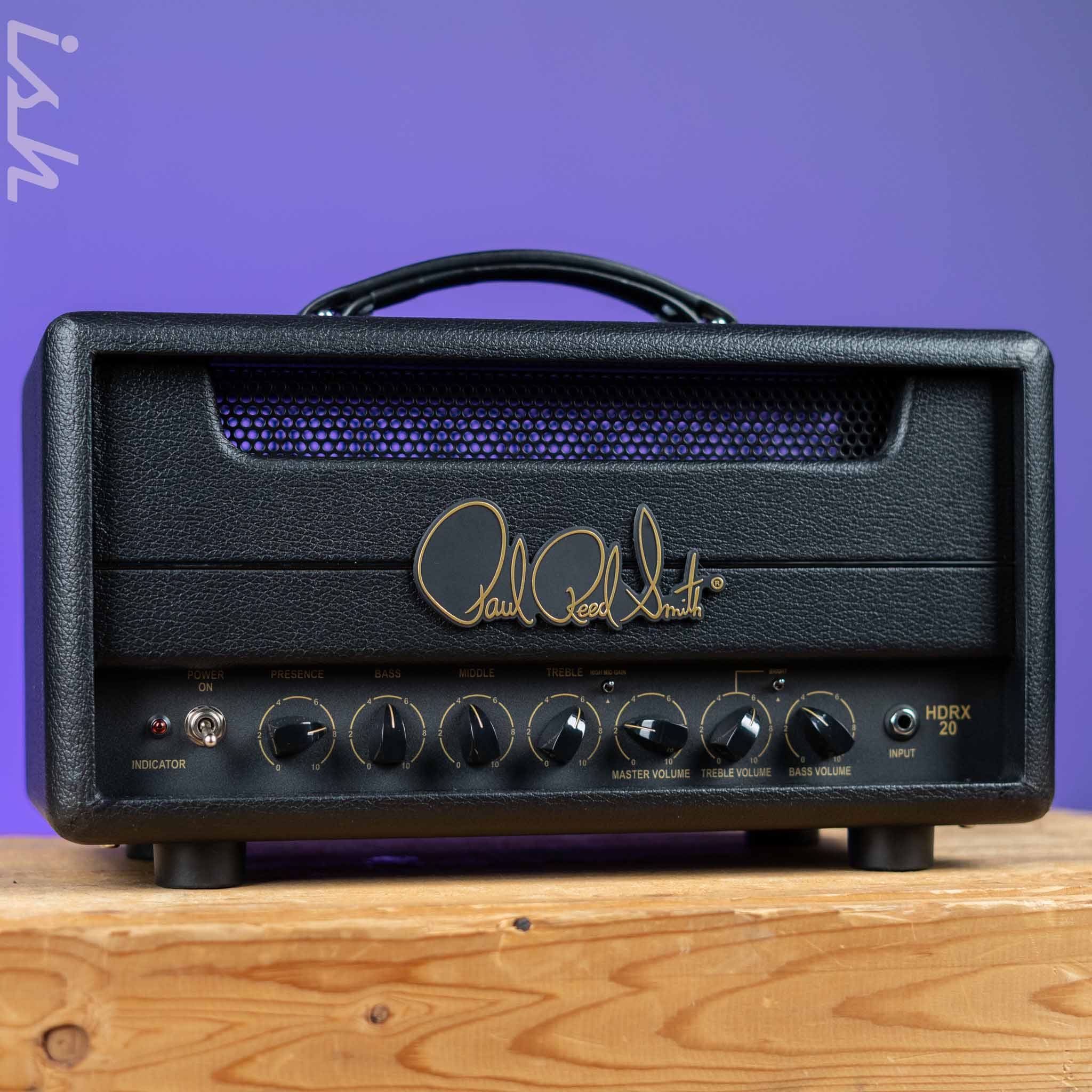 2024 PRS HDRX 20 20W Tube Head Amp Stealth Black