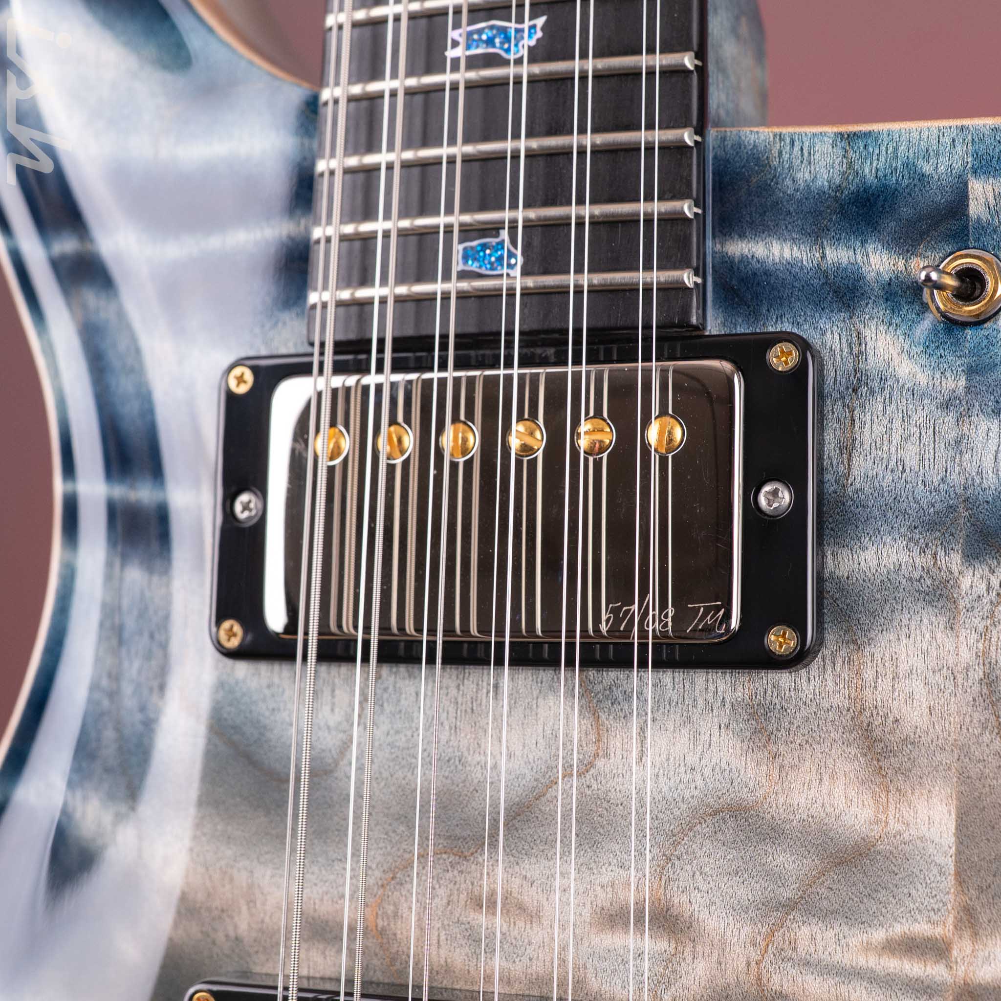 2024 PRS Private Stock Custom 22 / 12-String Double Neck Indigo Glow - Image 18