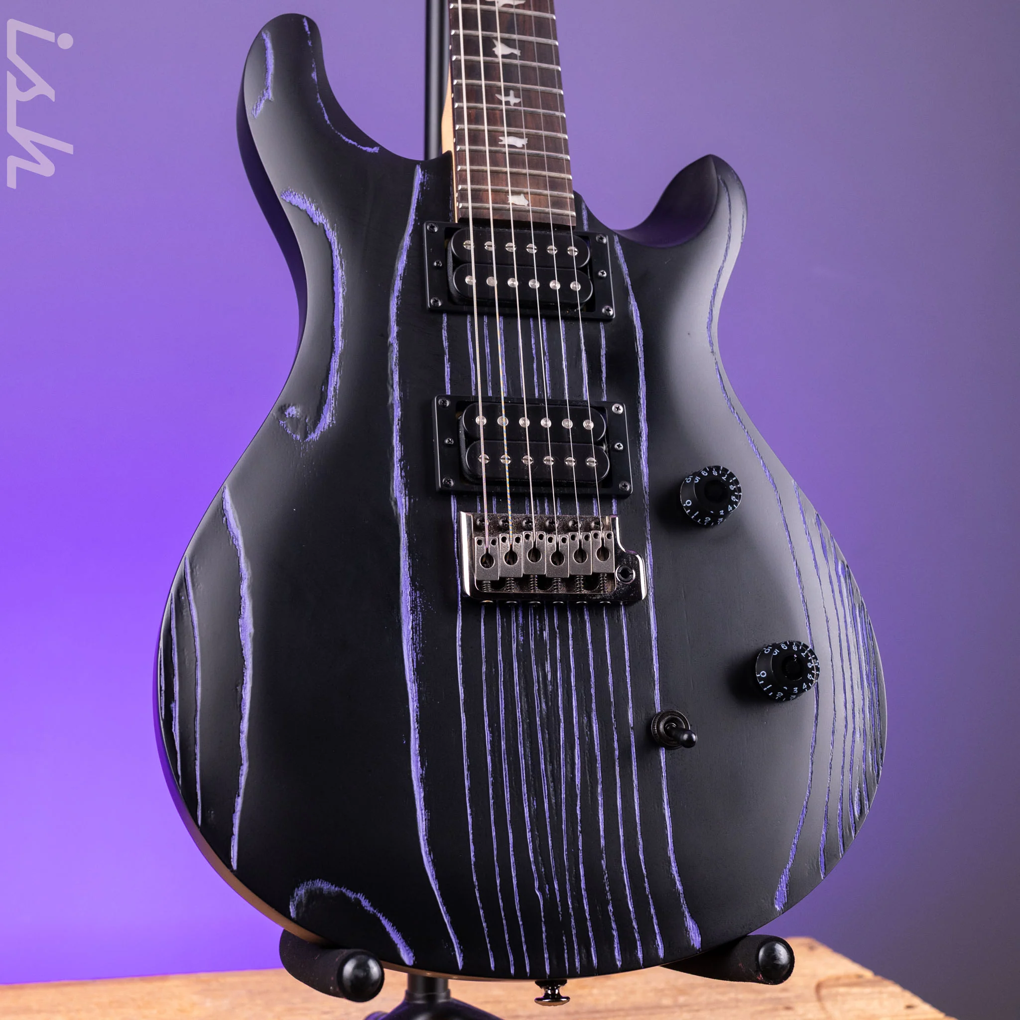 2024 PRS SE CE24 Swamp Ash Limited Edition Sandblasted Purple