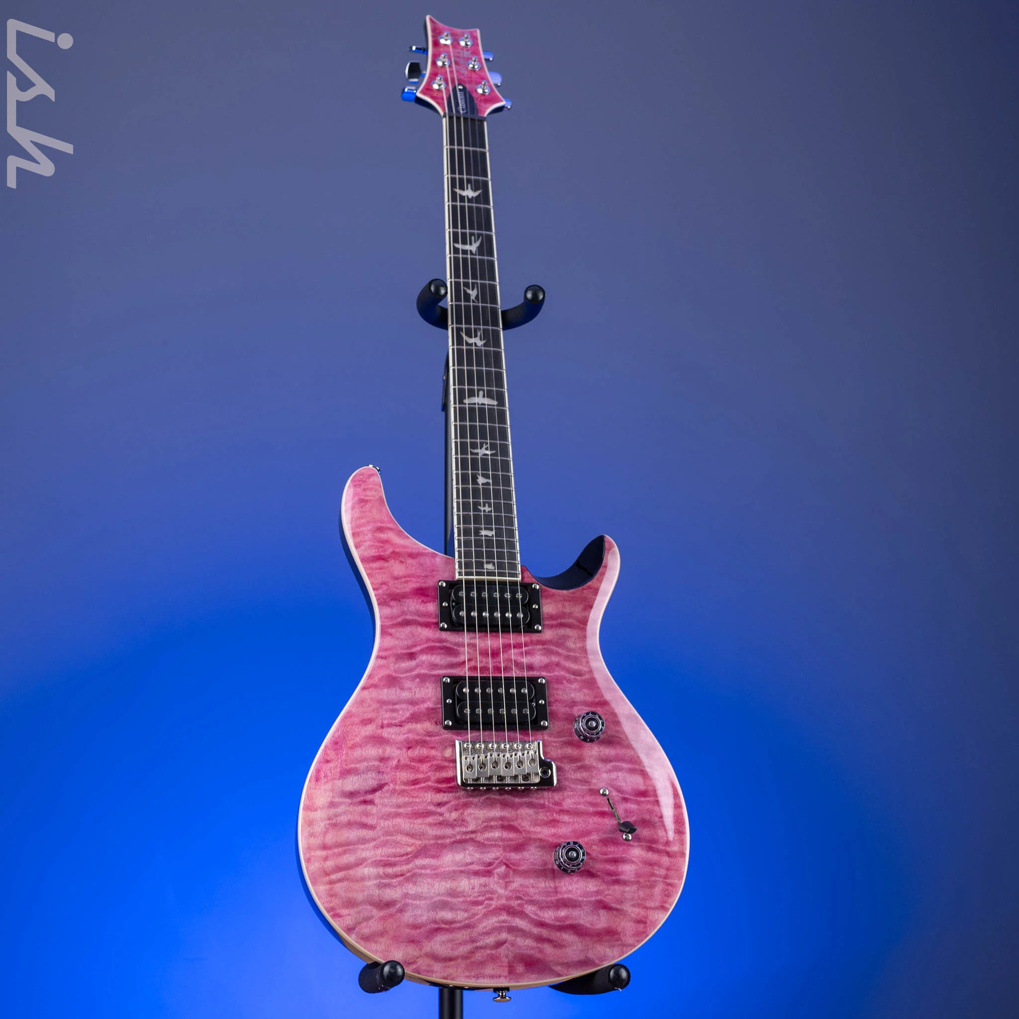PRS SE Custom 24 Quilt Electric Guitar Violet - Image 2