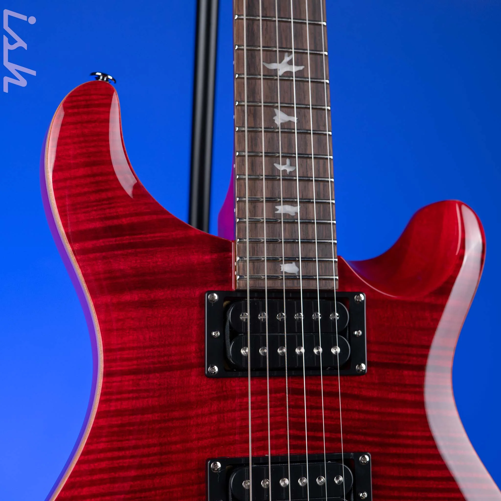 PRS SE Custom 24 Electric Guitar Ruby - Image 3