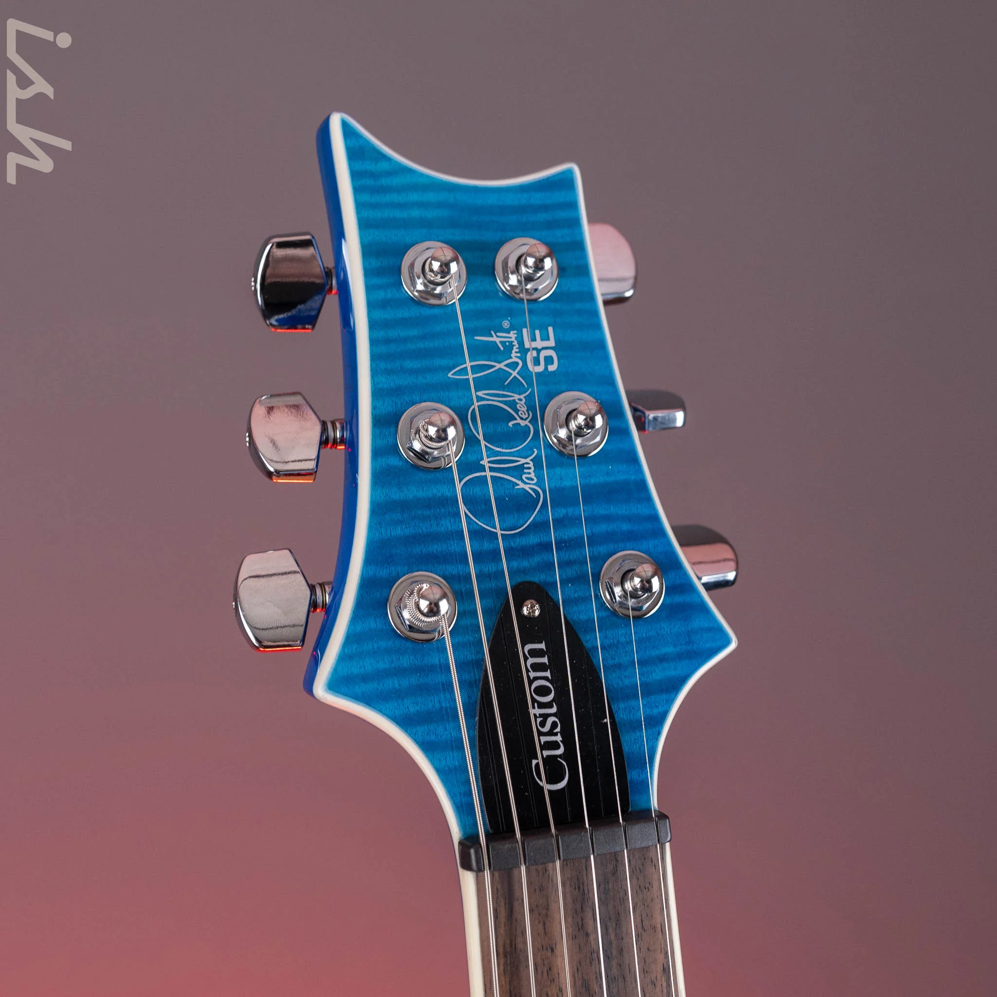 2024 PRS SE Custom 24 Semi-Hollow Piezo Lake Blue - Image 5