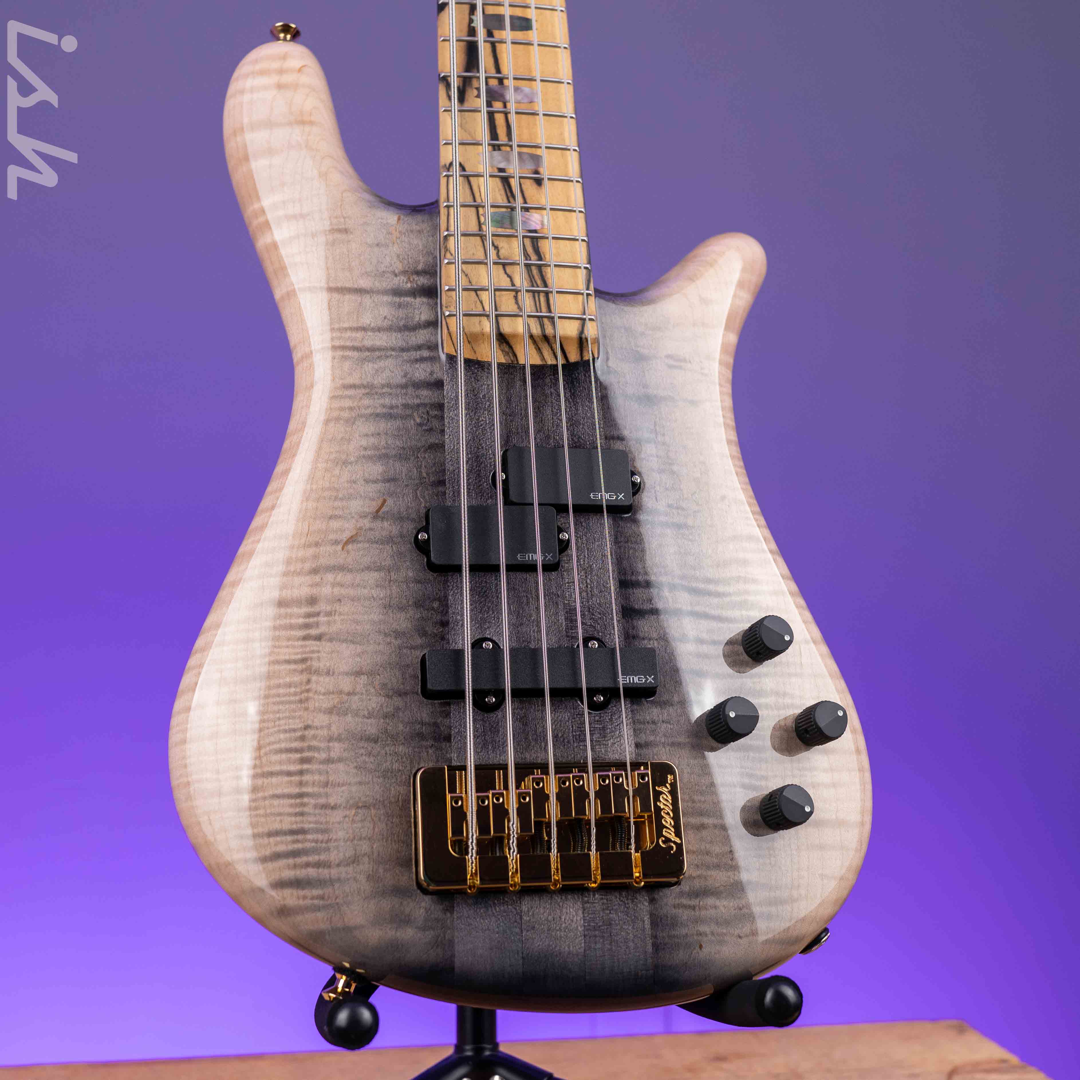 Spector USA NS-5XL 5-String Bass Super Faded Black Reverse Burst Demo