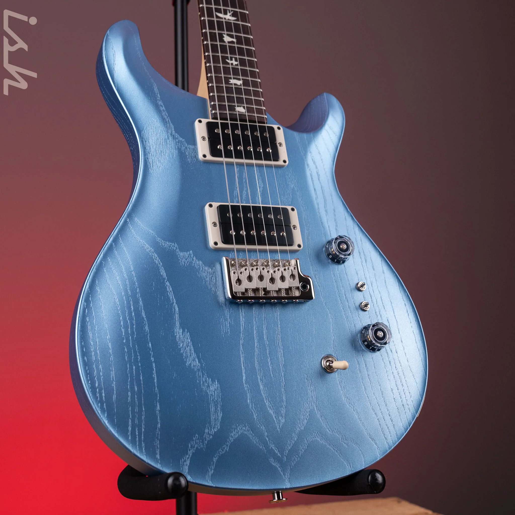 2025 PRS CE 24-08 Swamp Ash Limited Edition Frost Blue Metallic
