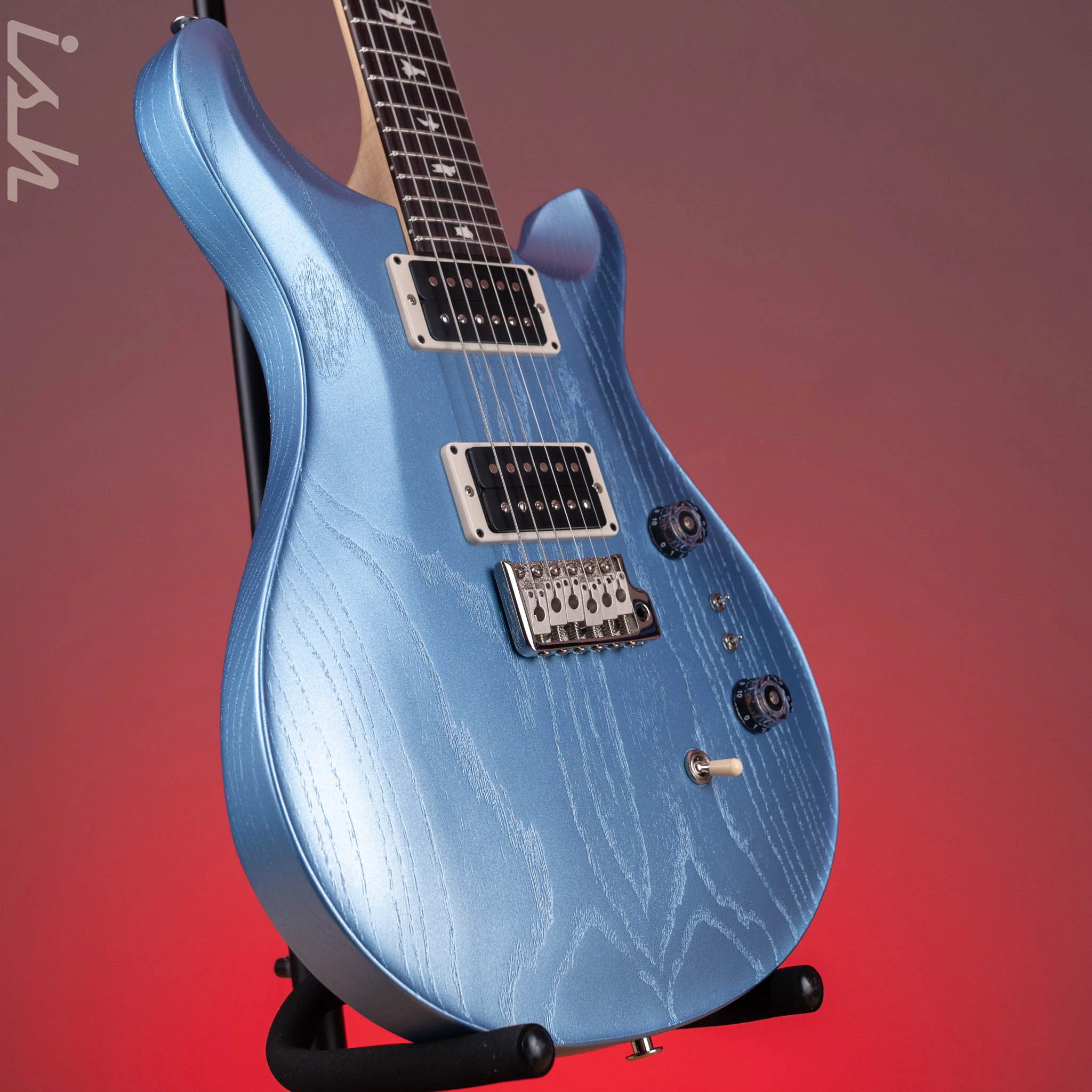 2025 PRS CE 24-08 Swamp Ash Limited Edition Frost Blue Metallic - Image 3