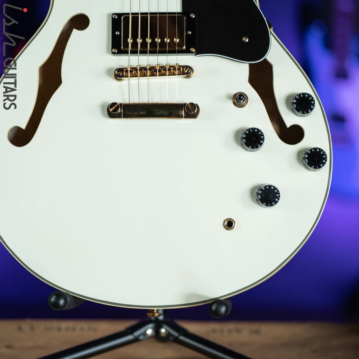 Agile AS-820 Semi-Hollow Aged White - Image 4