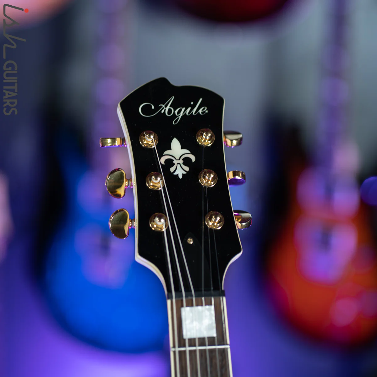 Agile AS-820 Semi-Hollow Aged White - Image 6