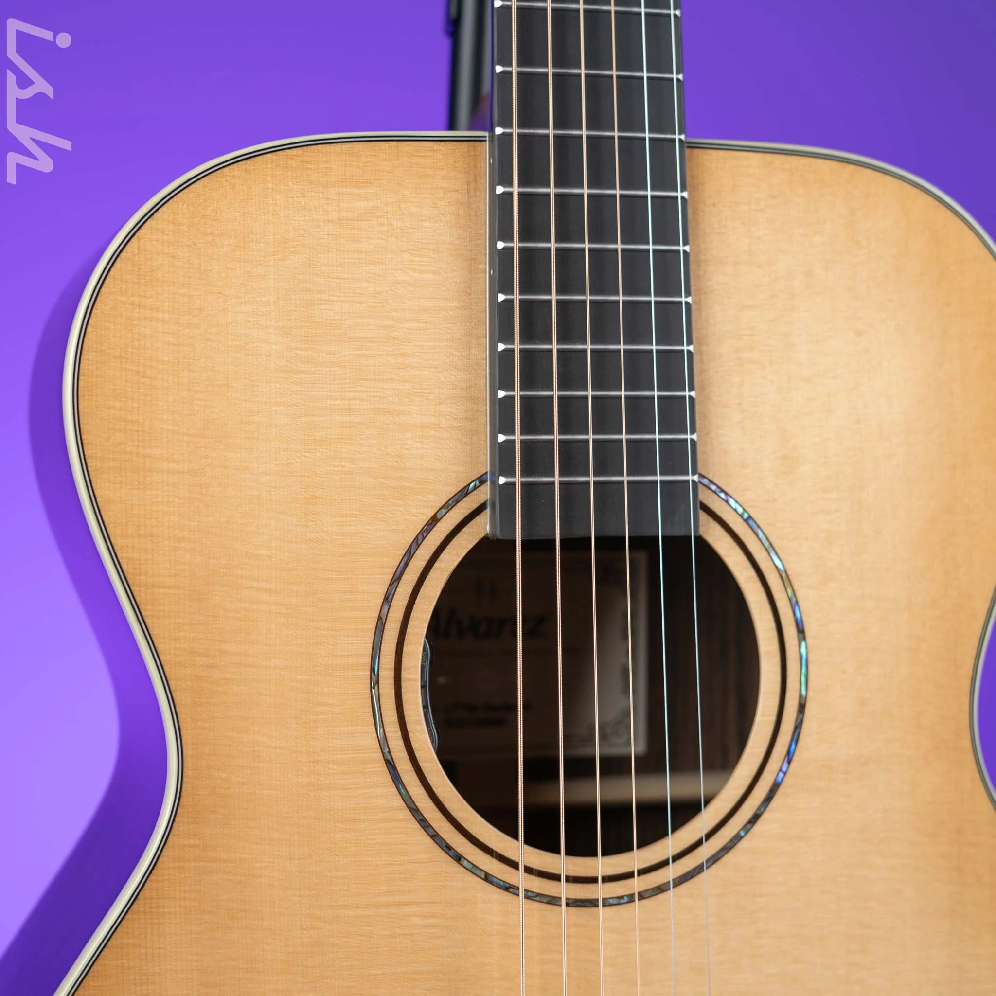 Alvarez LF70e Laureate 70 Folk/OM Acoustic-Electric Guitar - Daybreak - Image 3