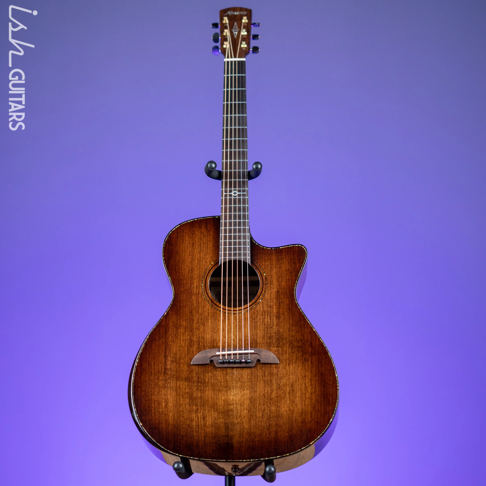 Alvarez MGA77CEAR Masterworks Elite Acoustic-Electric Guitar Shadow Burst - Image 2