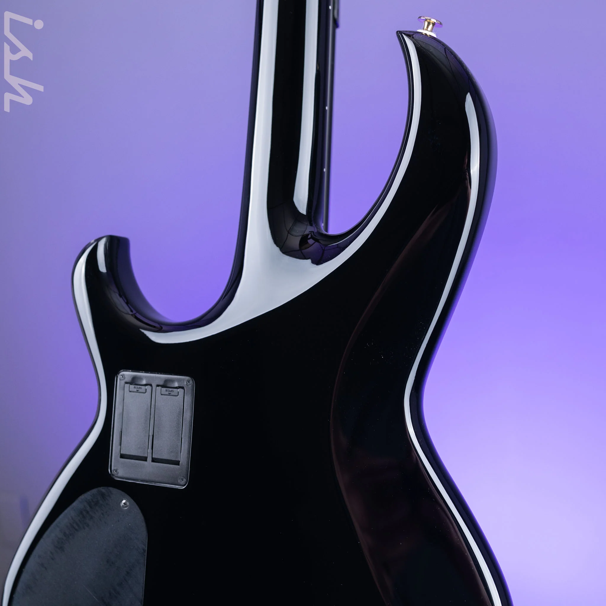 Aria Pro II SB-1000 4-String Bass Black - Image 8
