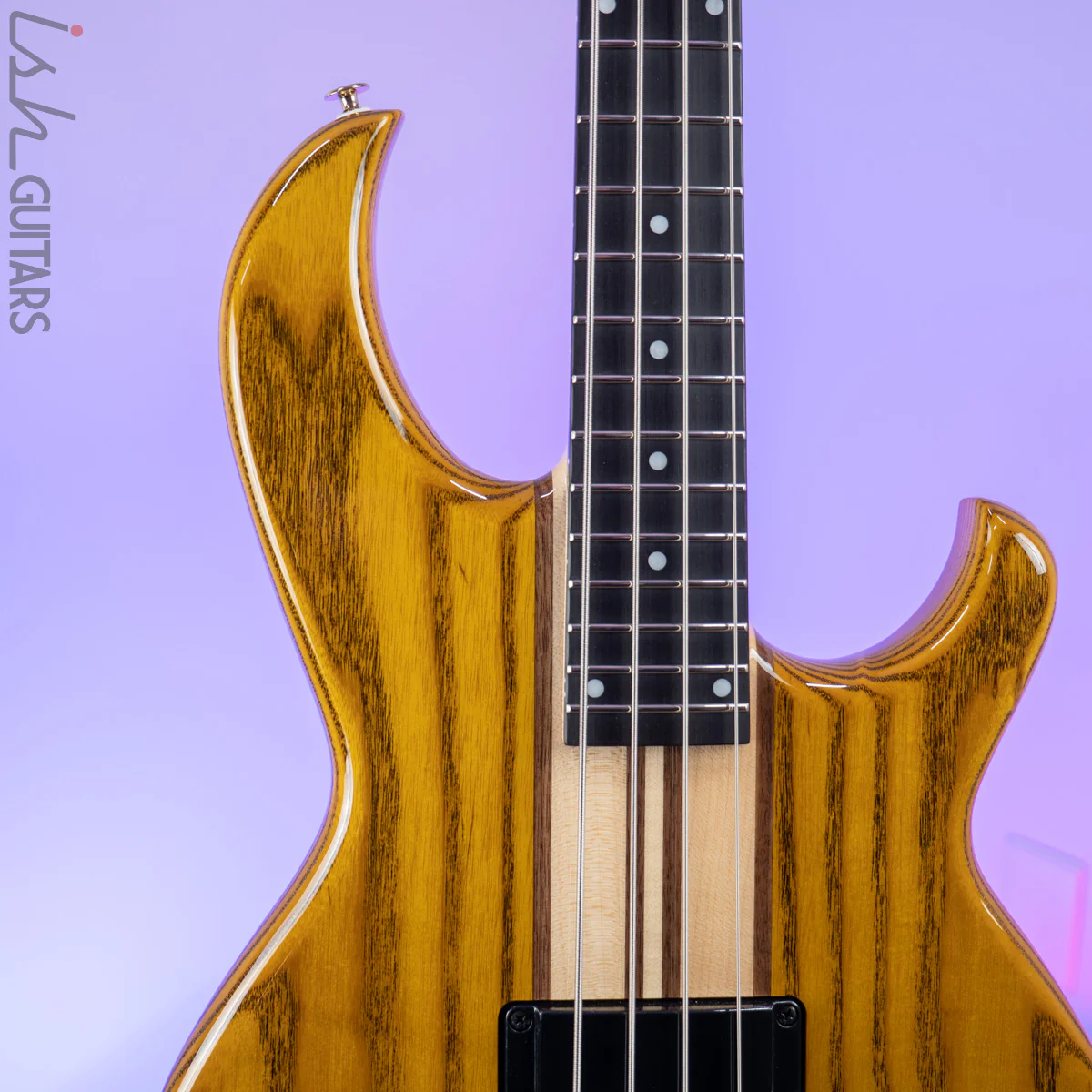 Aria Pro II SB-1000B Reissue Bass Guitar Made in Japan Amber - Image 3