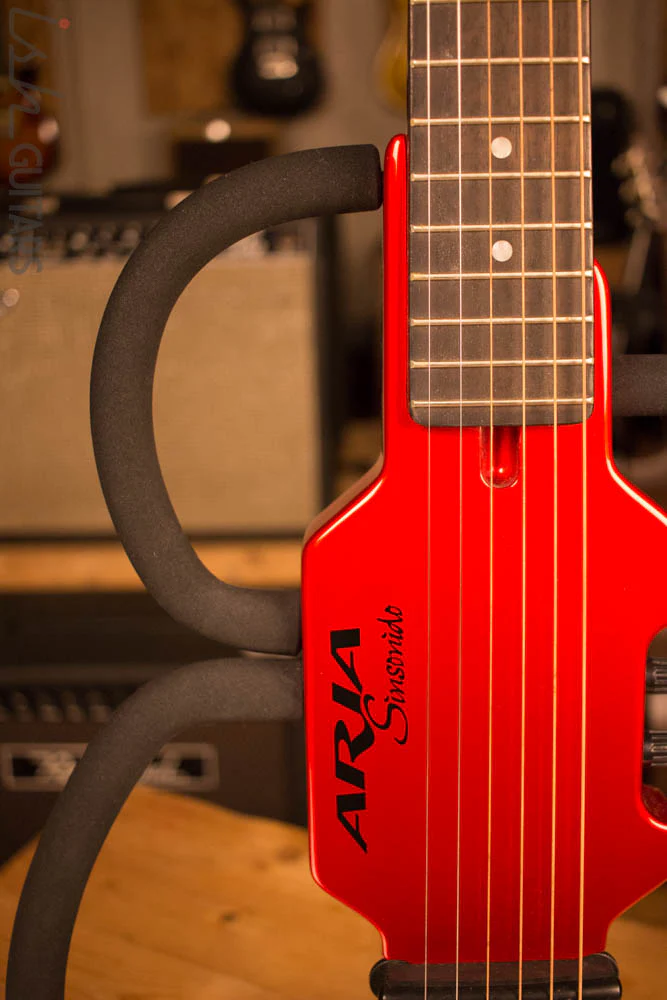 Aria Sinsonido Headless Travel Guitar Acoustic Electric - Image 3