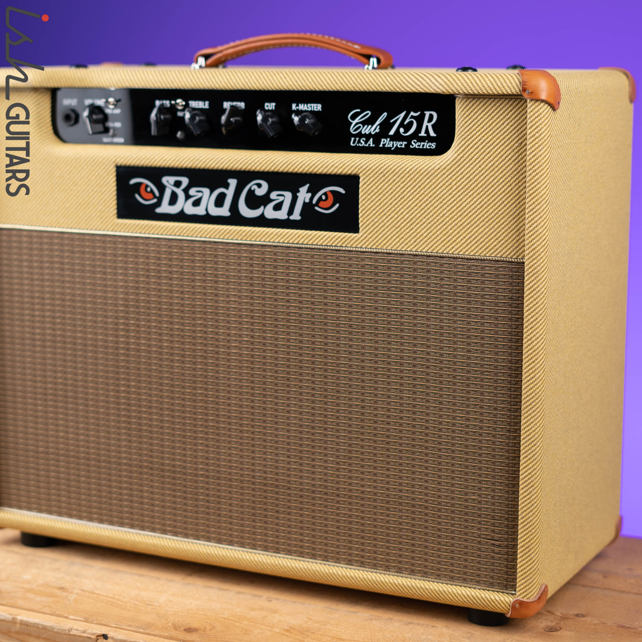 Bad Cat Cub 15R USA Player Series 15W Combo Amplifier Tweed - Image 3