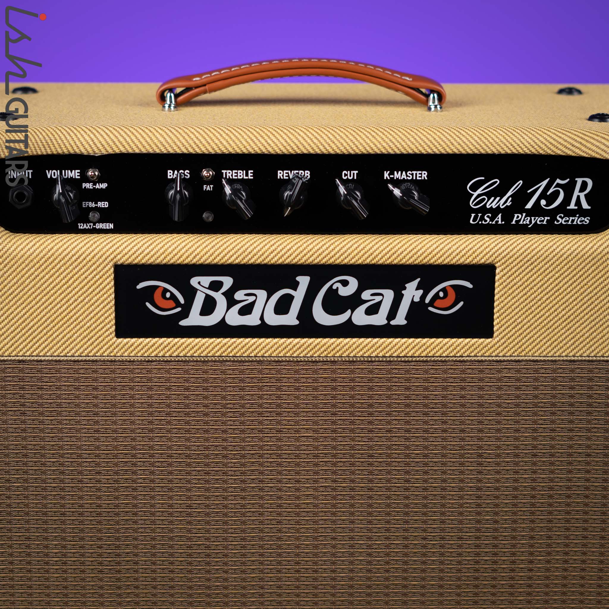 Bad Cat Cub 15R USA Player Series 15W Combo Amplifier Tweed - Image 4